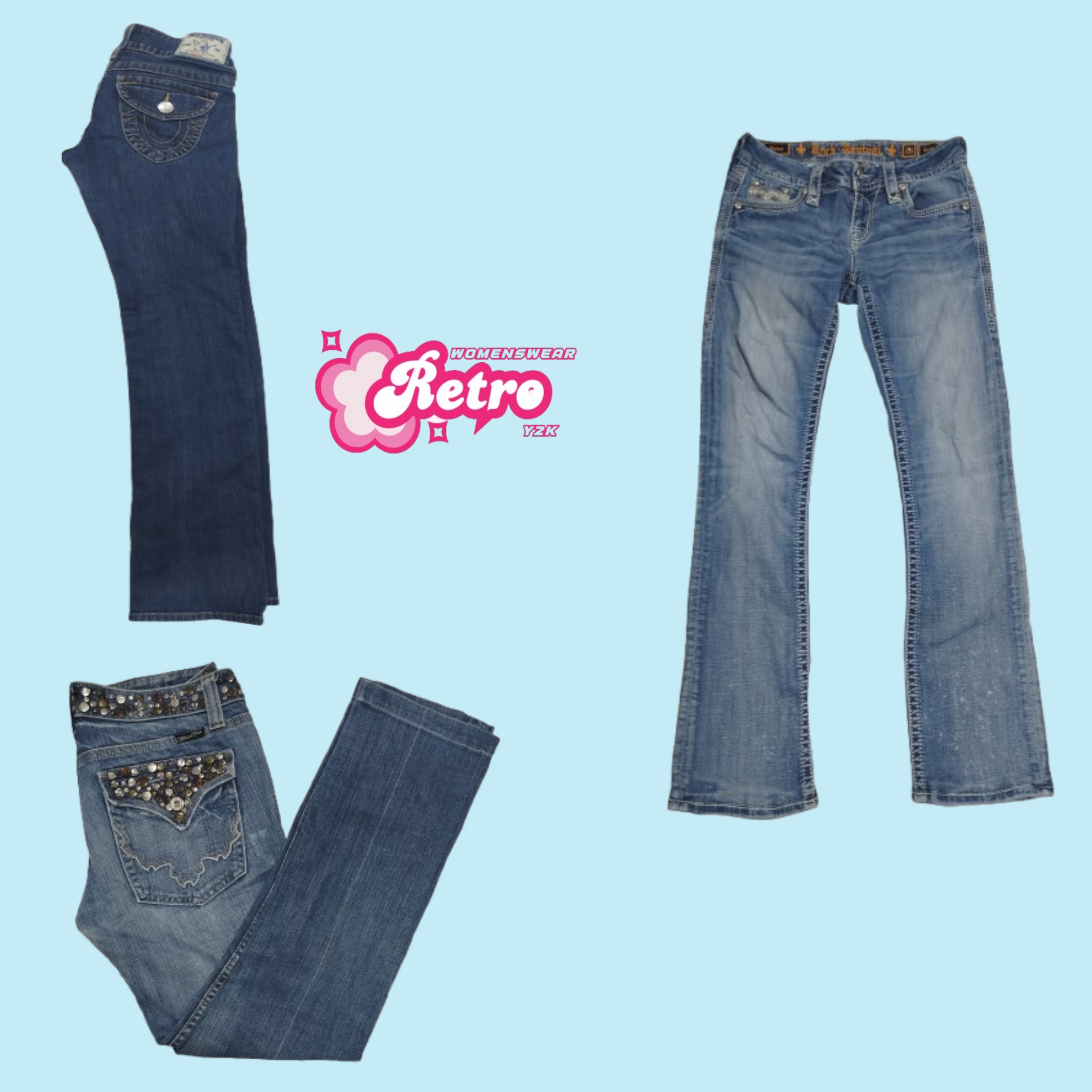 Y2K TR/MM/RR Mix Jeans (Aug-88)
