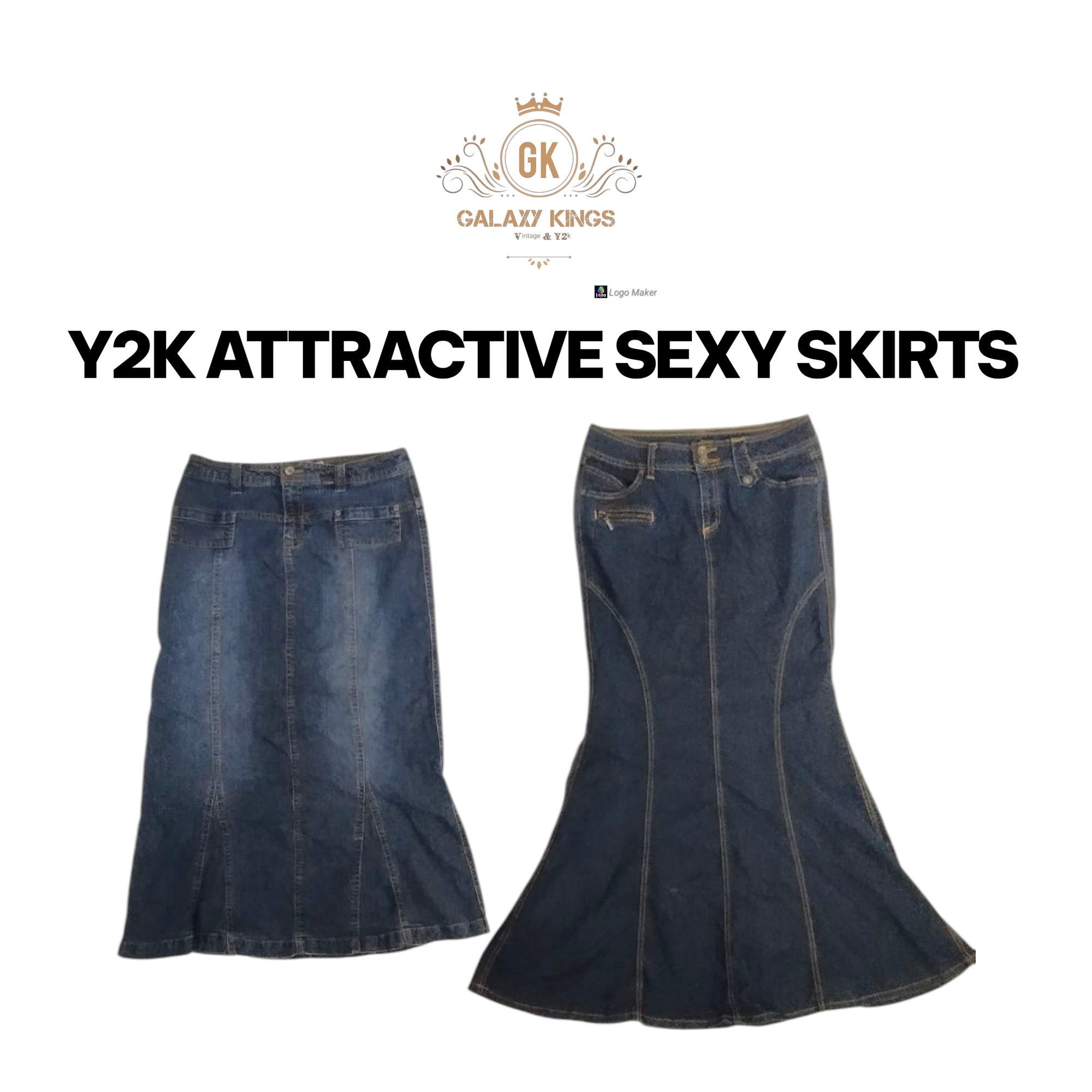 Y2K Attractive Sexy Denim Skirts