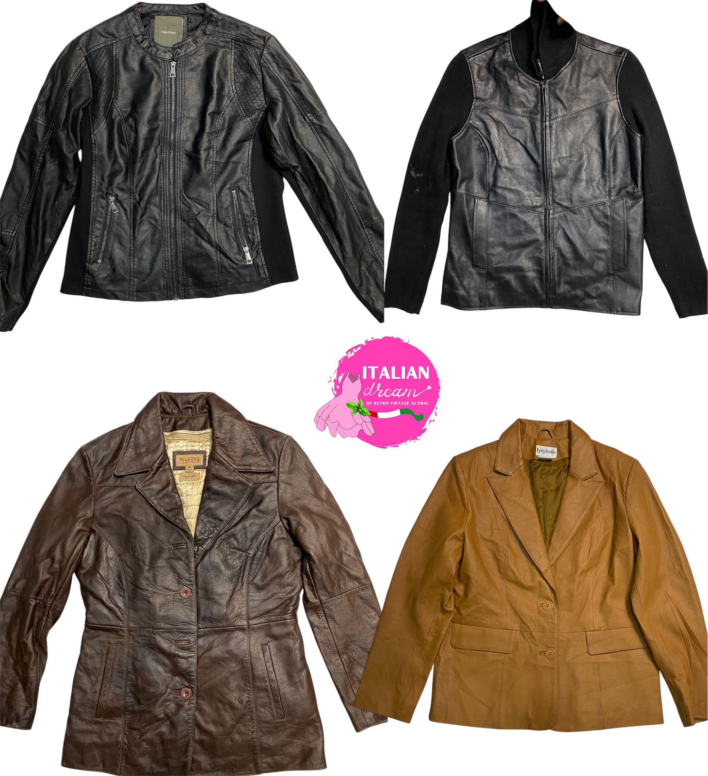 Y2k premium leather coats