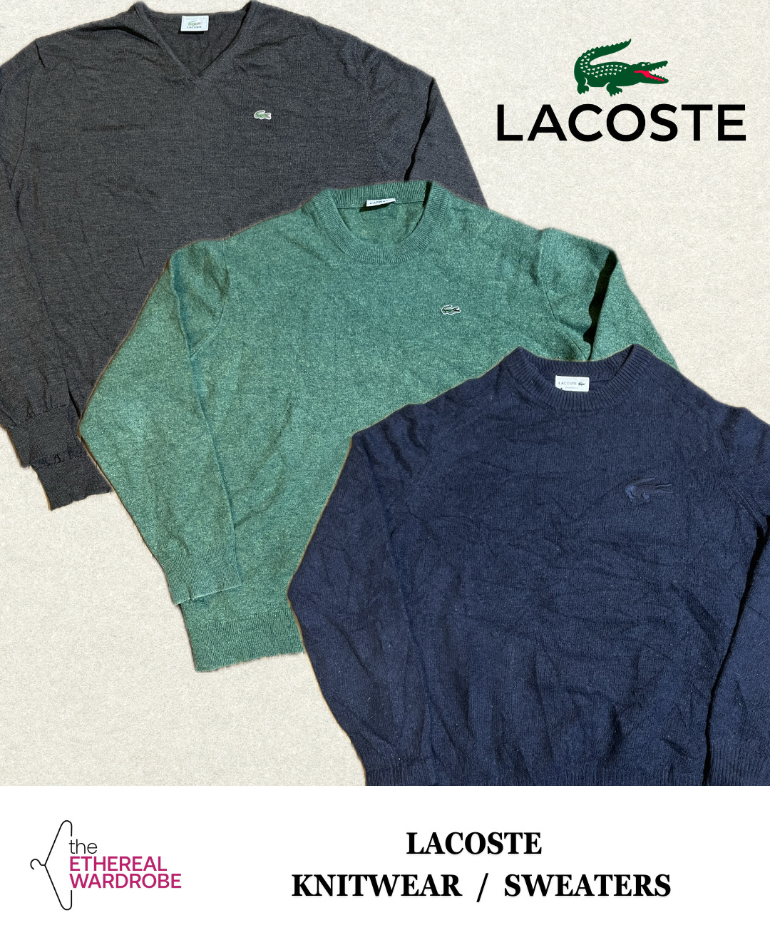 Lacoste Tricots & Pulls 10pcs