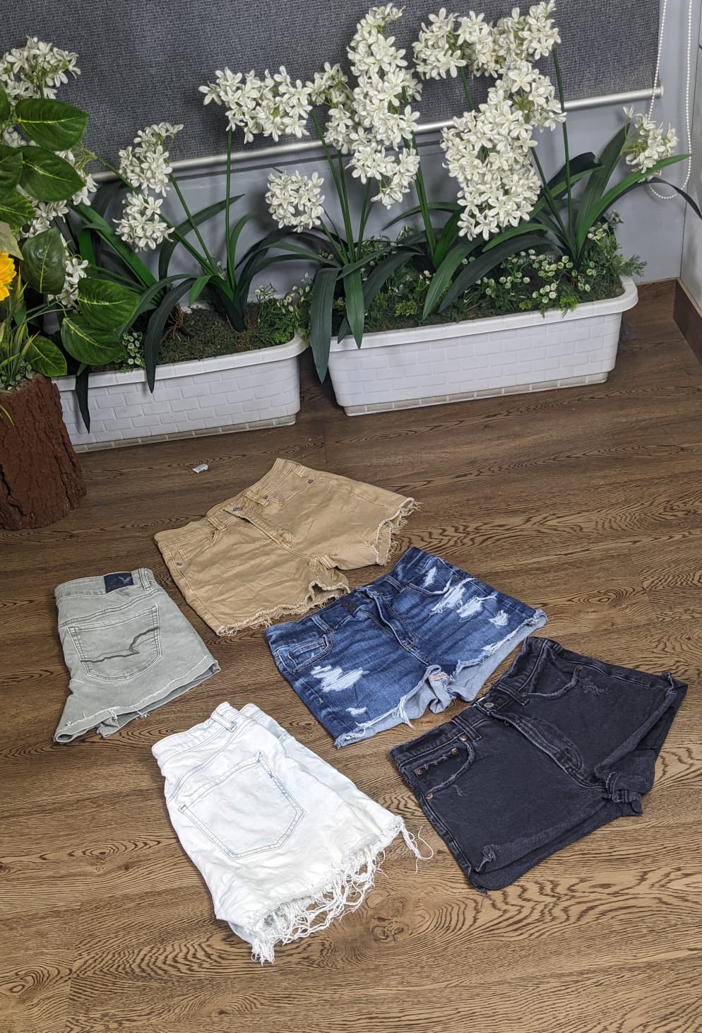 Mix branded mini shorts