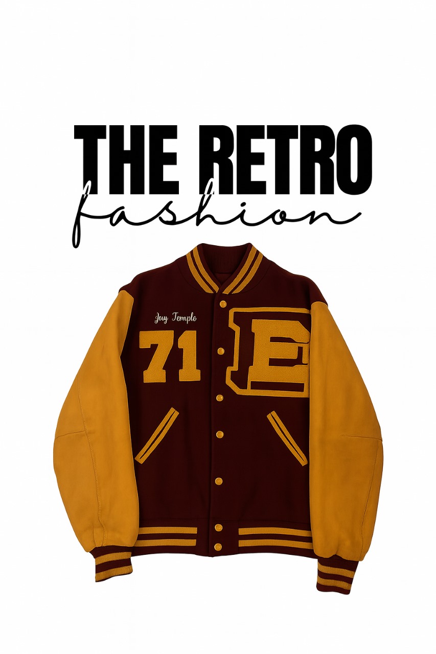 Unbranded Wool Varsity Jacket (Retro Style)