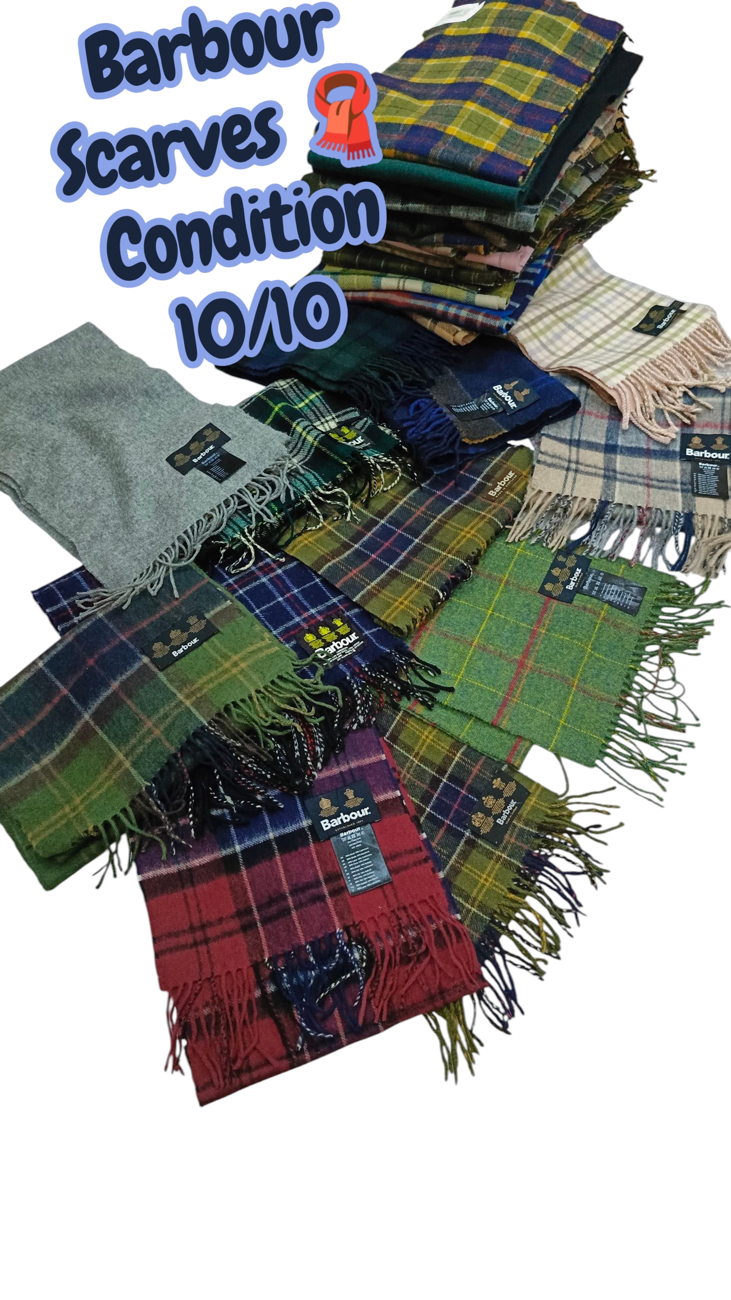 Authentic Barbour Scarves 🧣