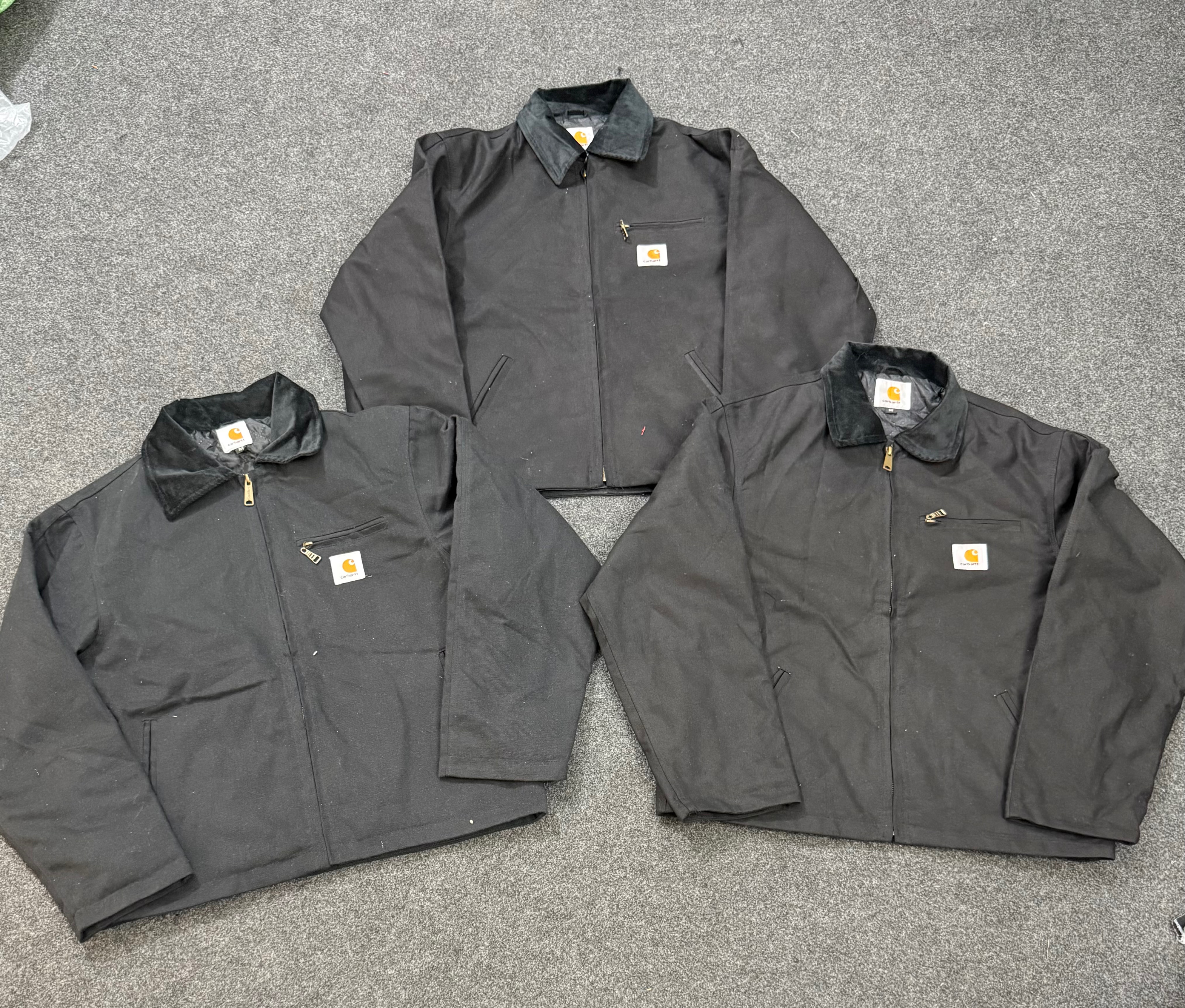 Carhartt Black Detroit Rework Style Jackets