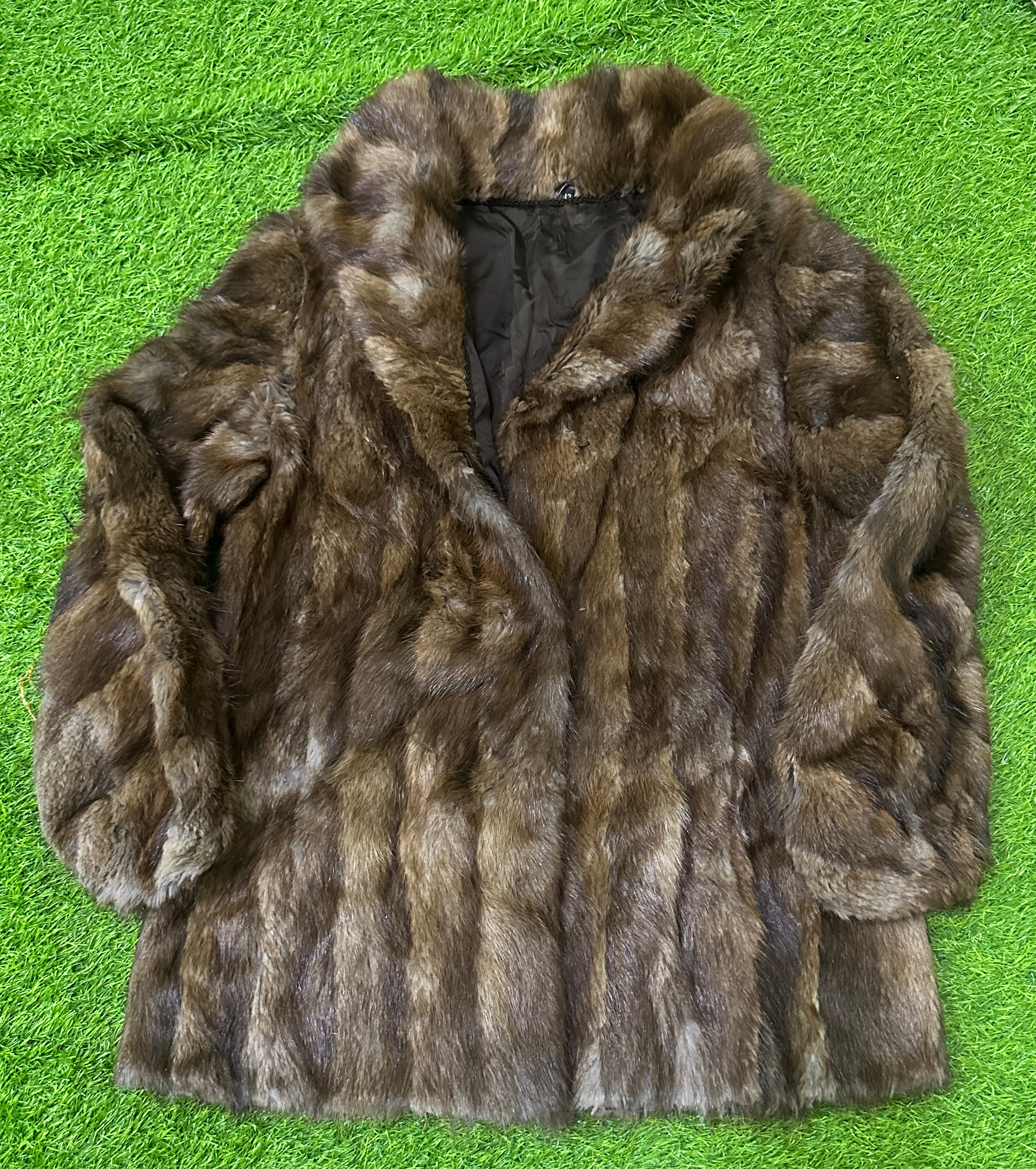 Real fur jacket