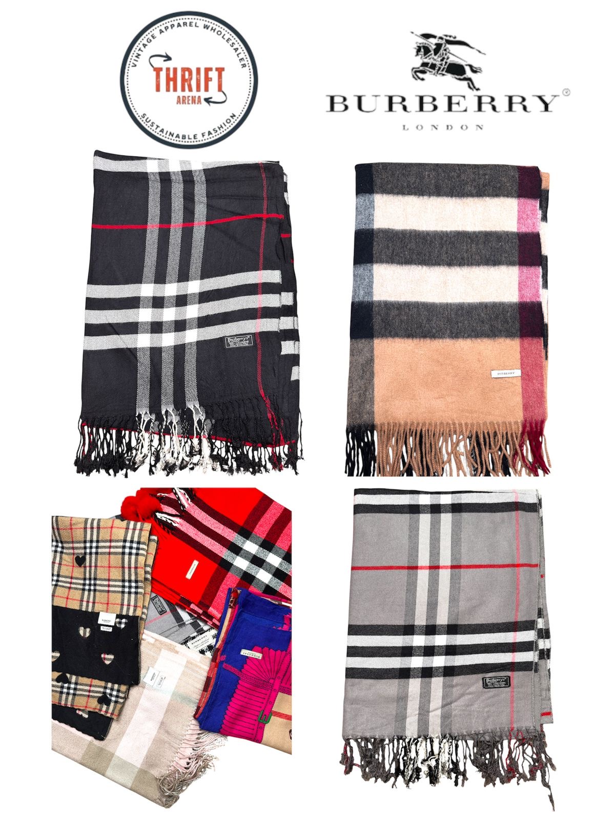T1345 Burberry Shawls
