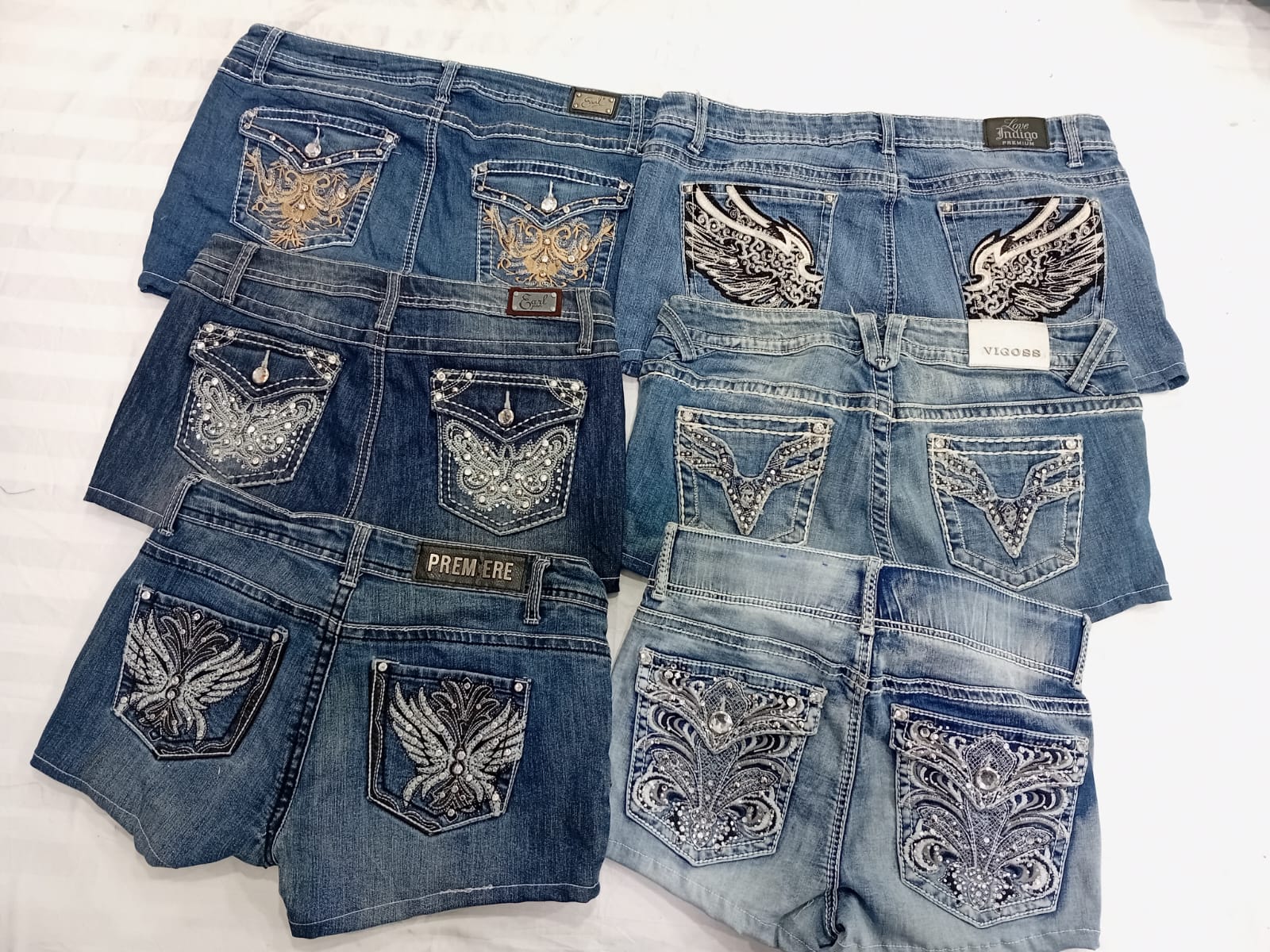 IQ0550 Y2k Micro Mini Throwback Shorts