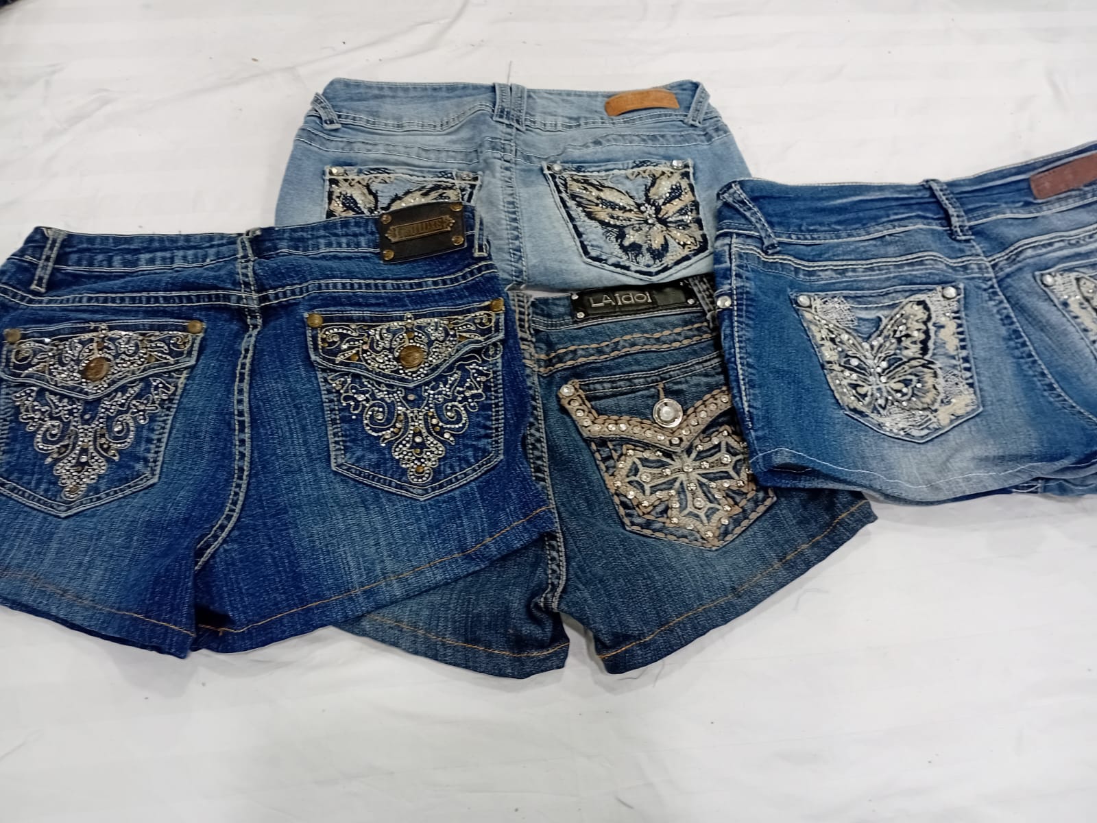 IQ0551 Y2k Micro Mini Throwback Shorts