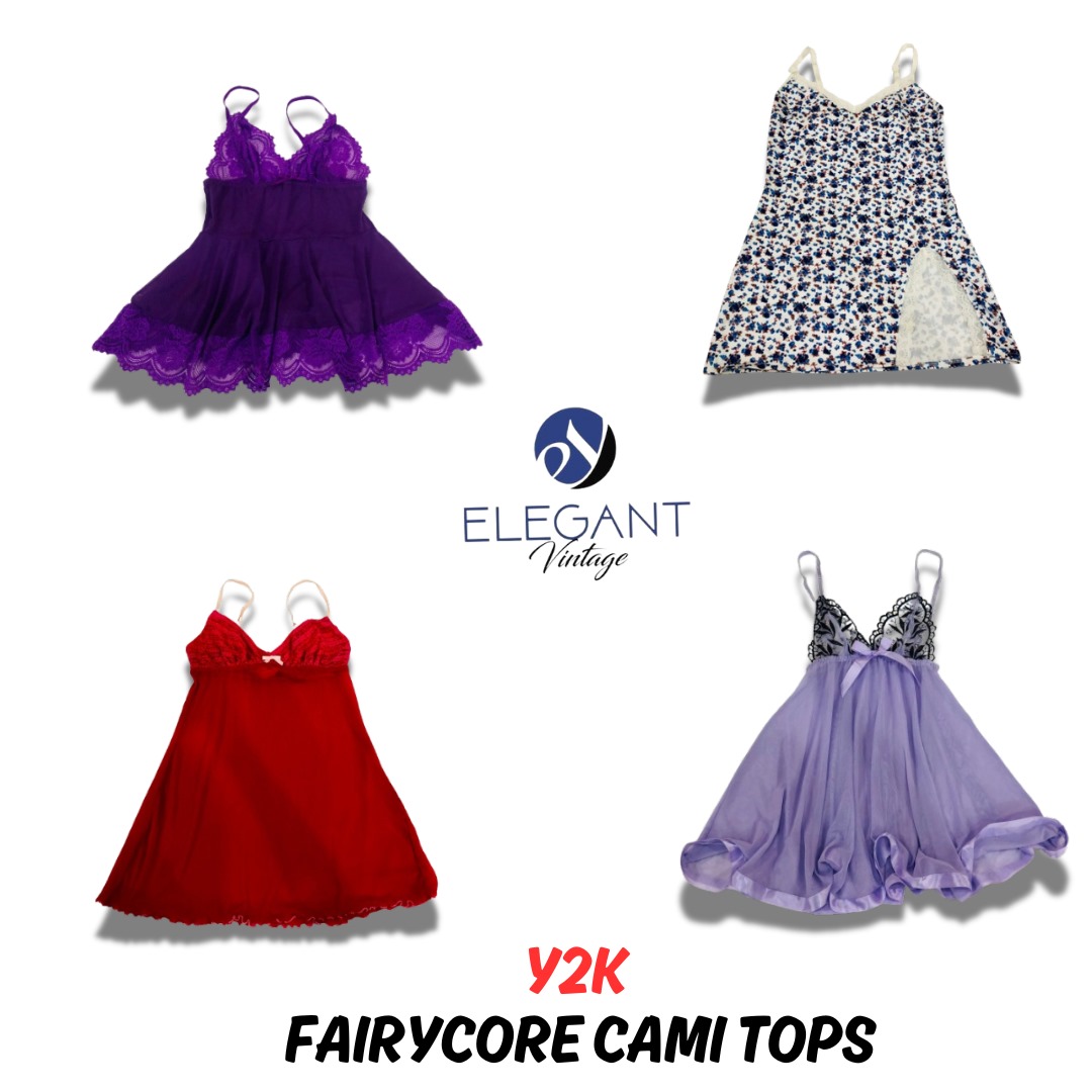 Y2K Fairycore Cami Tops - EV0861