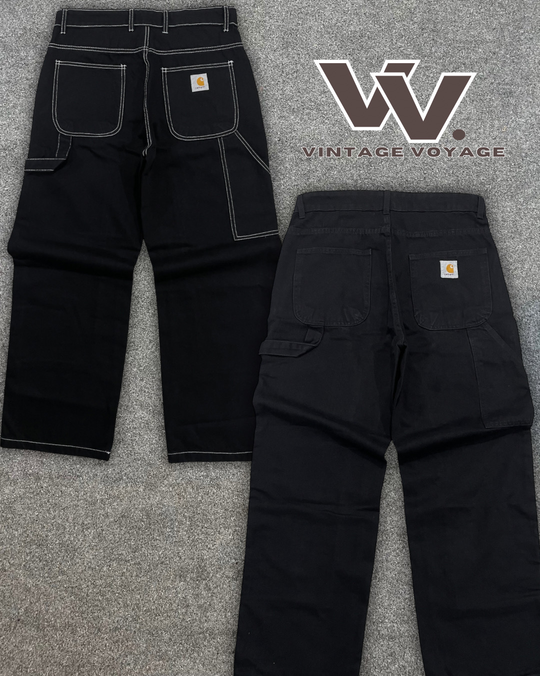 Carhartt Rework Style Black Pants - #29825