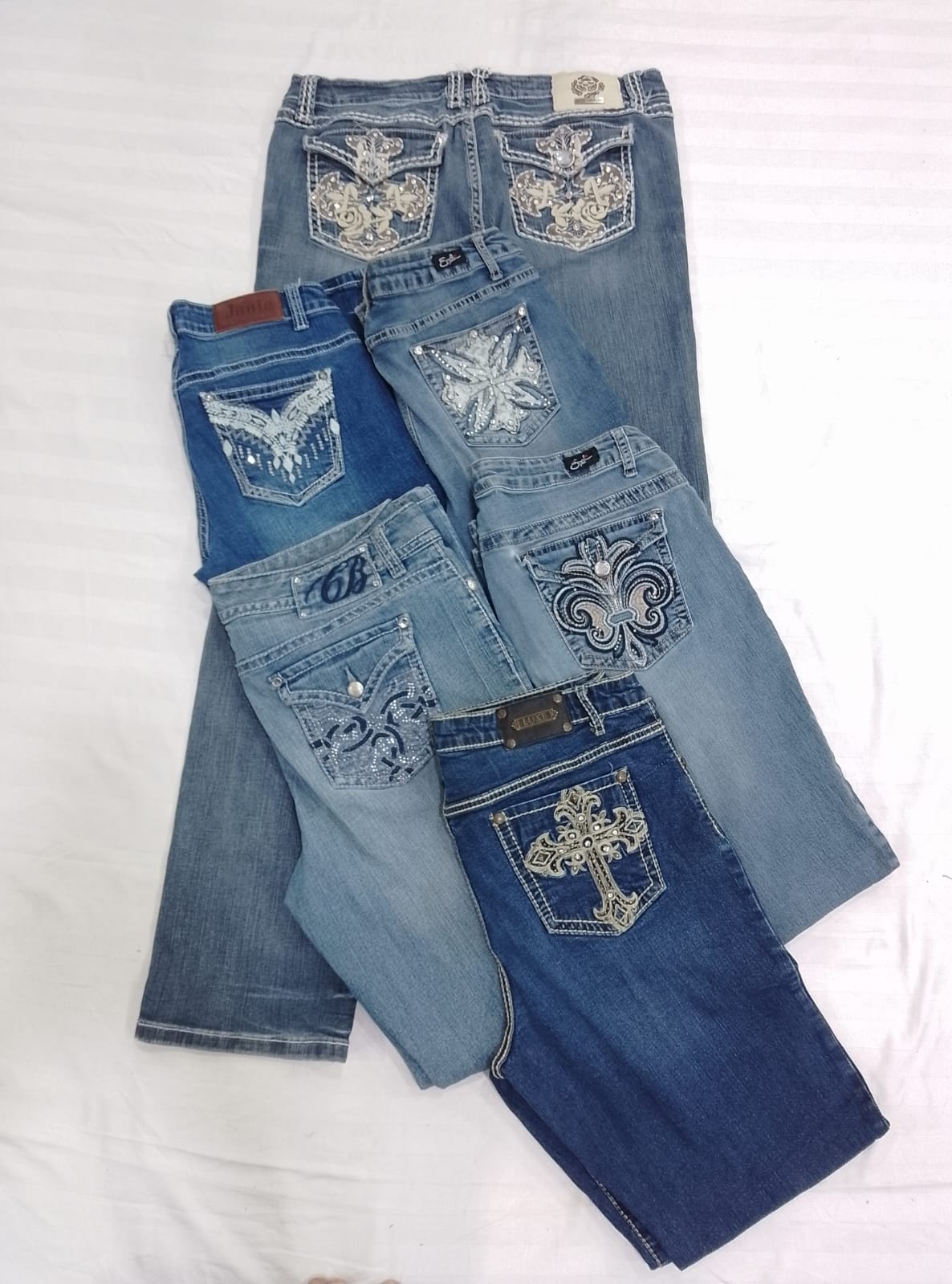 IQ0559 Y2k Throwback Flare Jeans