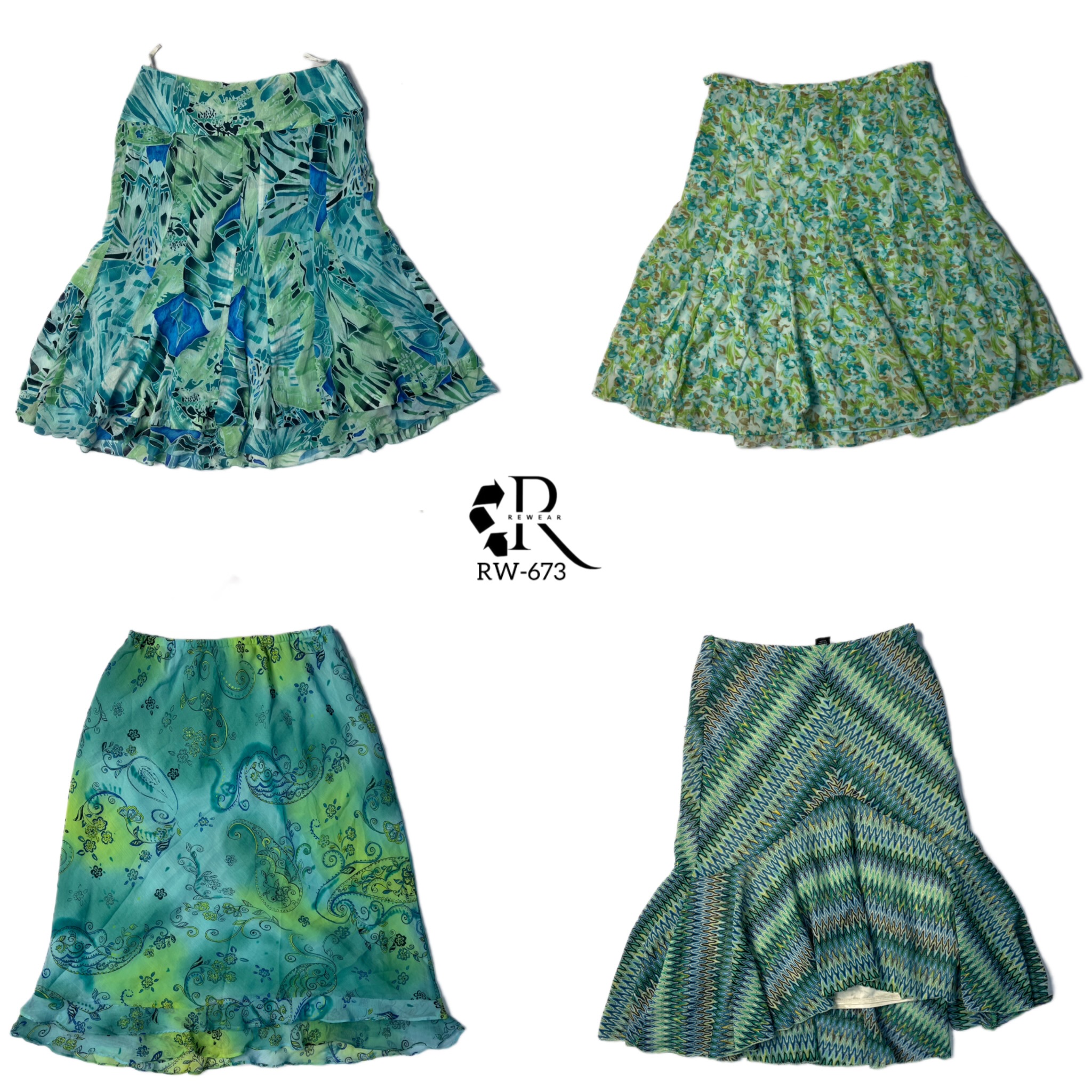 Y2K Forest Vibe Poly Skirts (RW-673)
