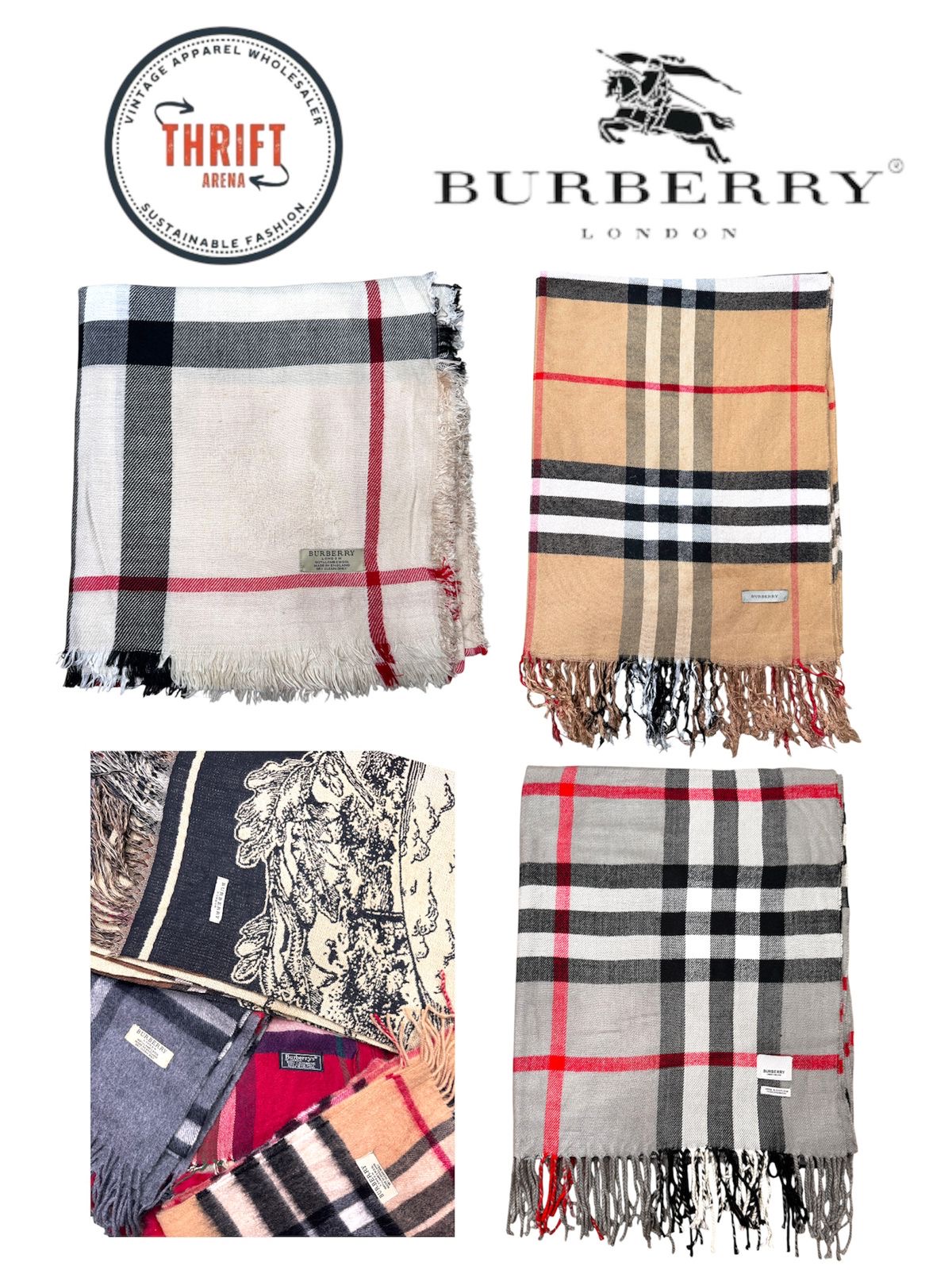T1354 Burberry Shawls