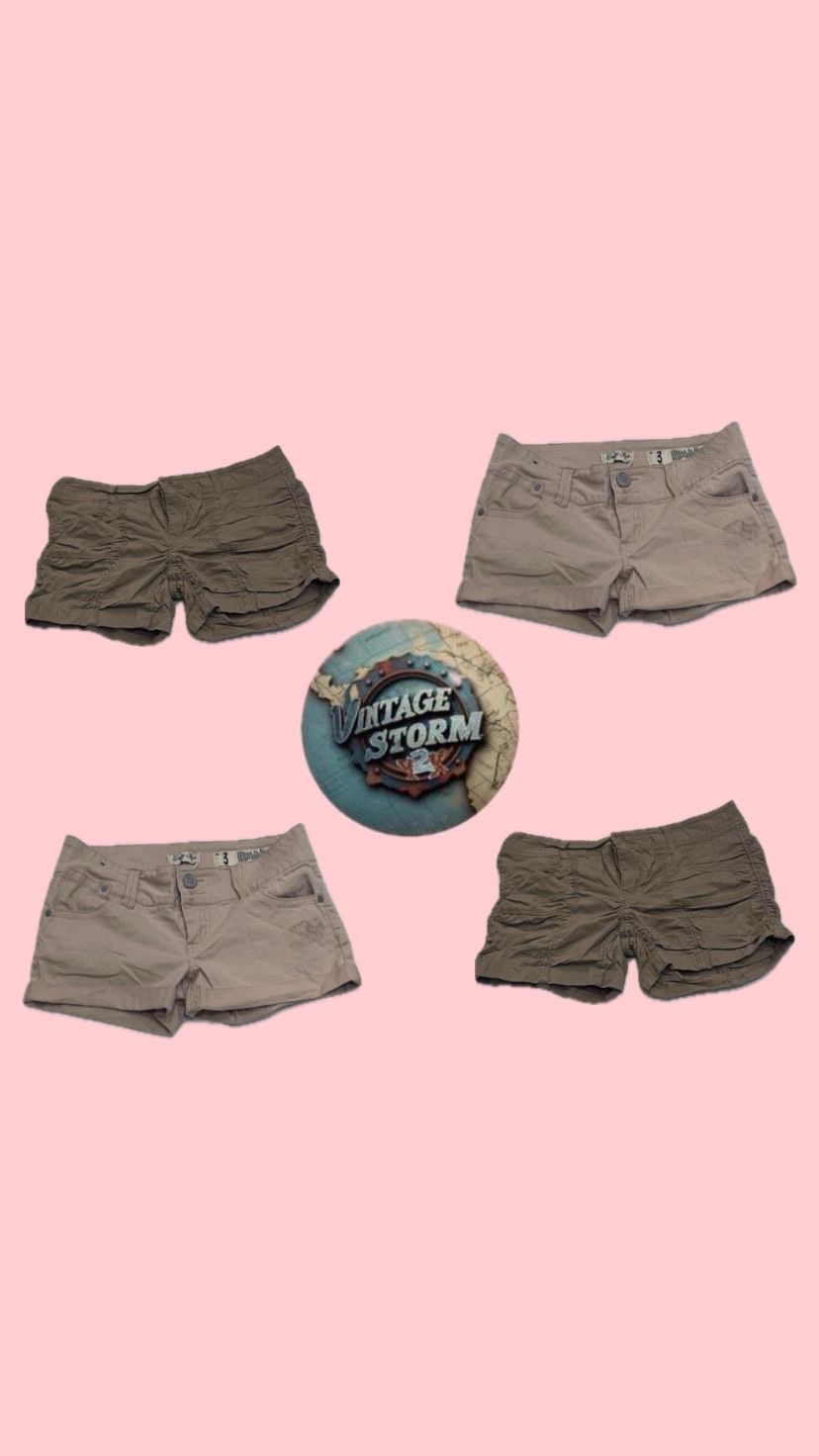 Y2K Stone Dust Cargo Shorts