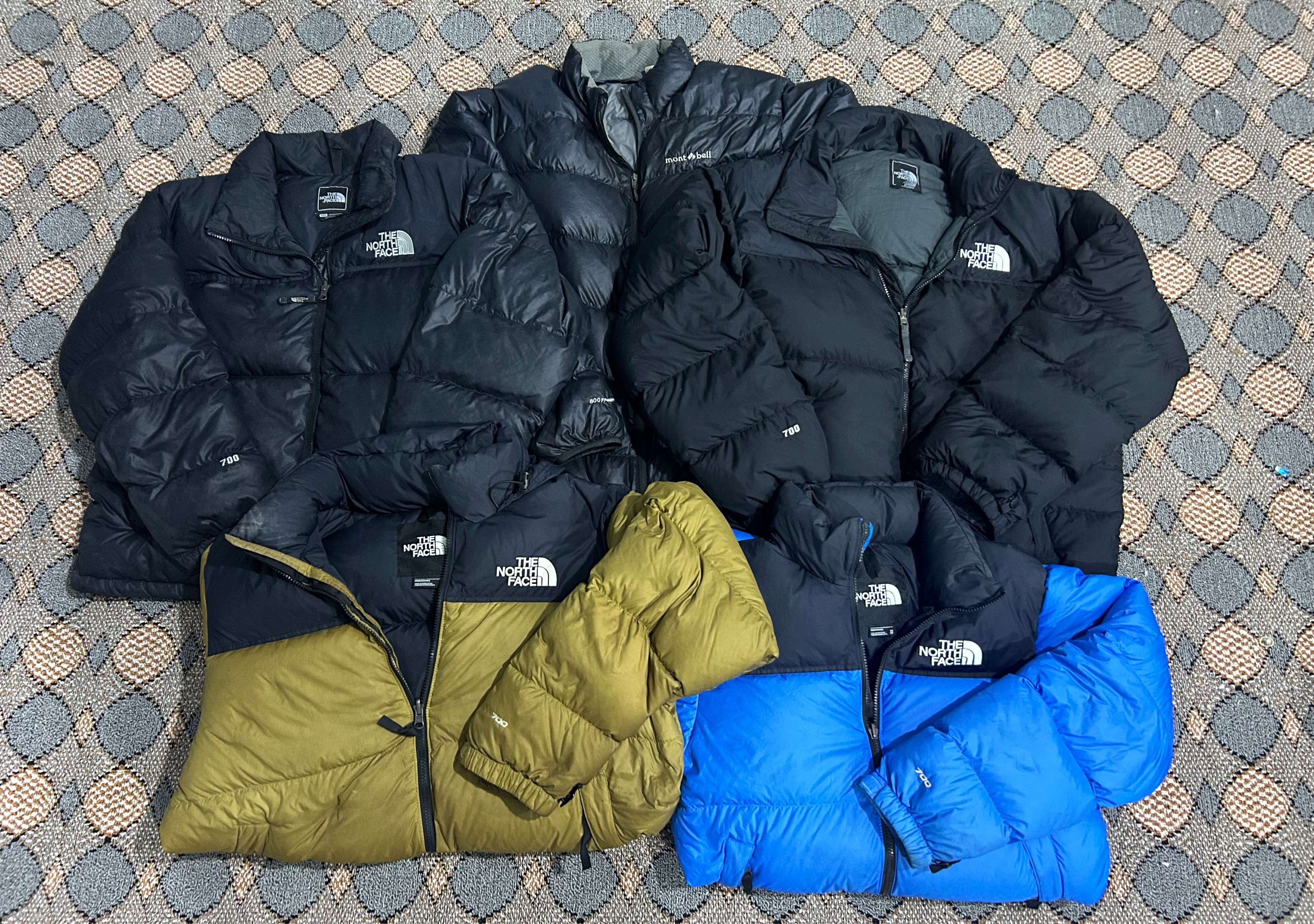 giacca imbottita the north face e montbell