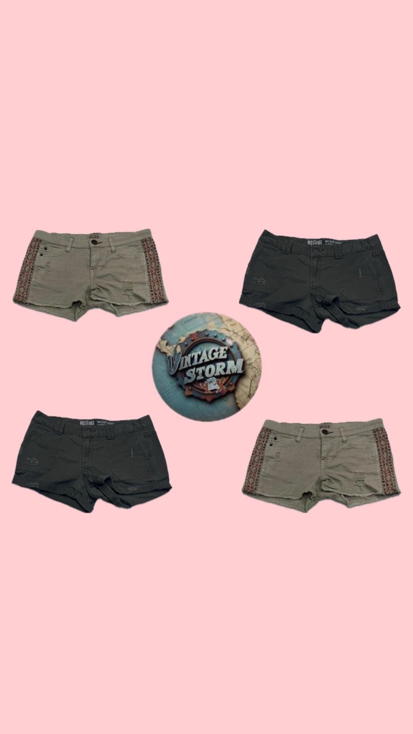 Y2K Stone Khaki Shorts