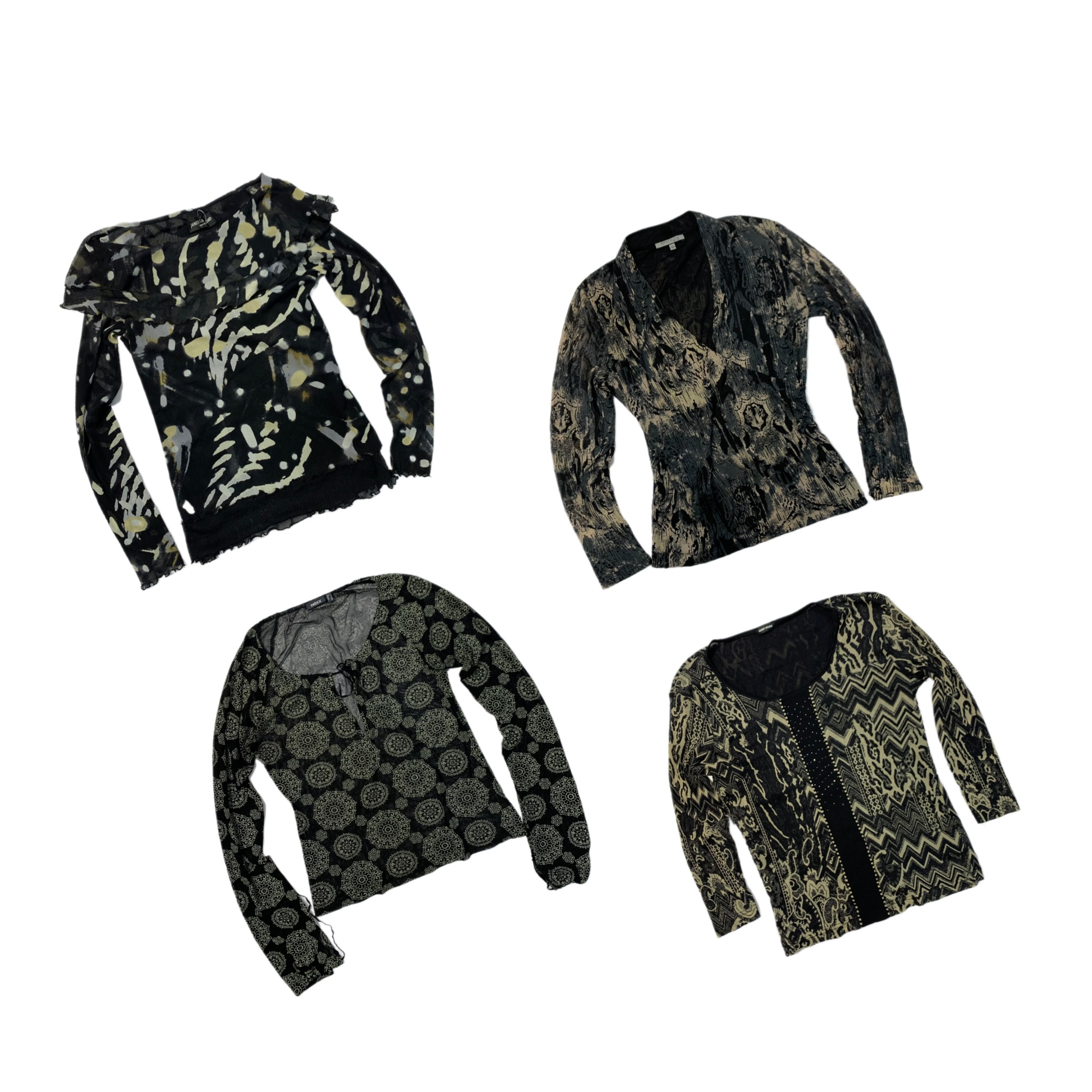 Camisetas de manga completa Y2K Whimsy Goth