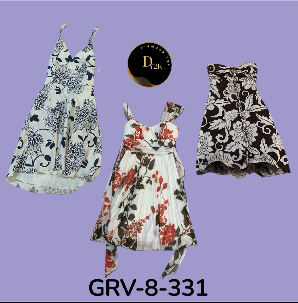 Rare Y2K Poly Dress | Iconic Early 2000s Look (GRV-8-331)