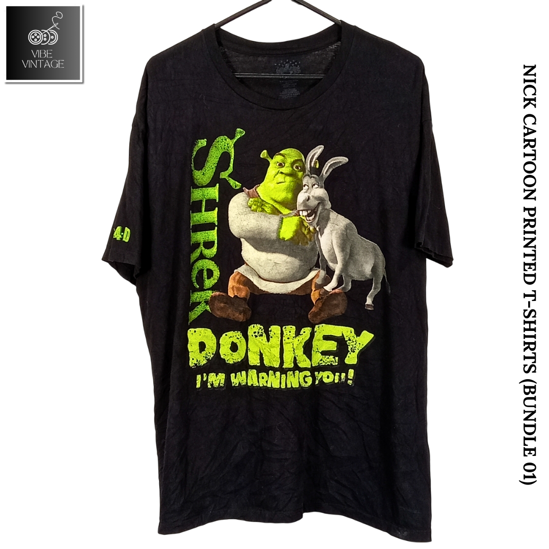 T-SHIRTS IMPRESAS DE NICK CARTOON (BUNDLE 1)