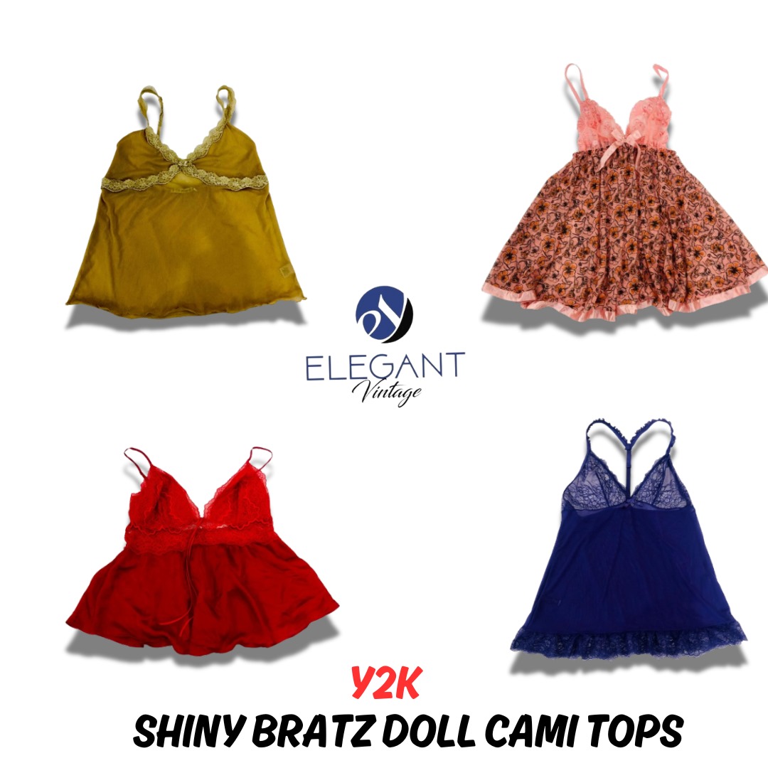 Y2K Bratz Poupée Brillante Tops Cami - EV0869