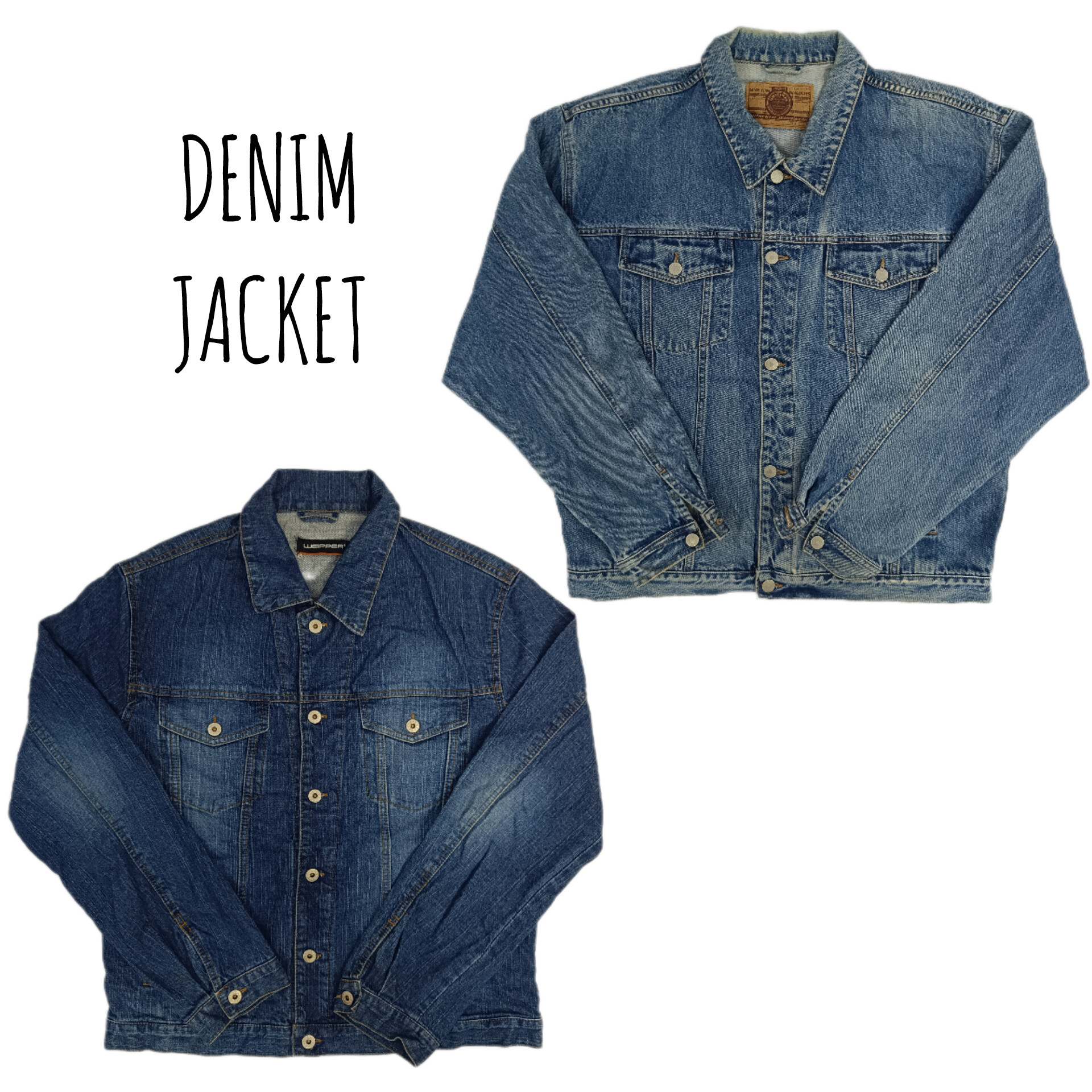 Vestes en denim pour hommes