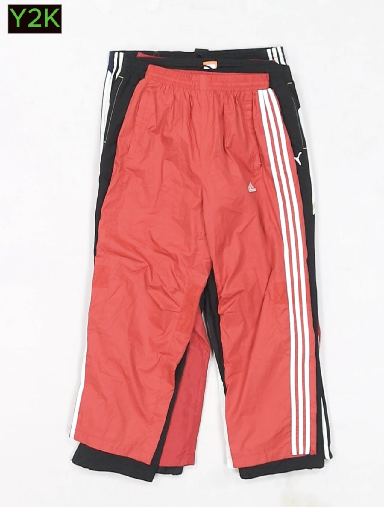 Adidas, Nike & Puma Pantalones de chándal de pierna ancha