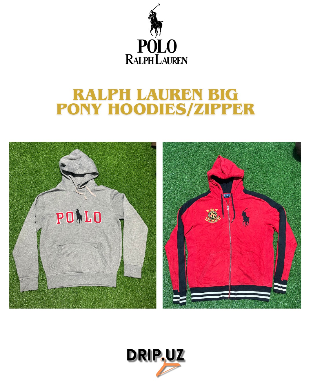 Ralph Lauren Big Pony Hoodies/Zipper DRLBPH0072