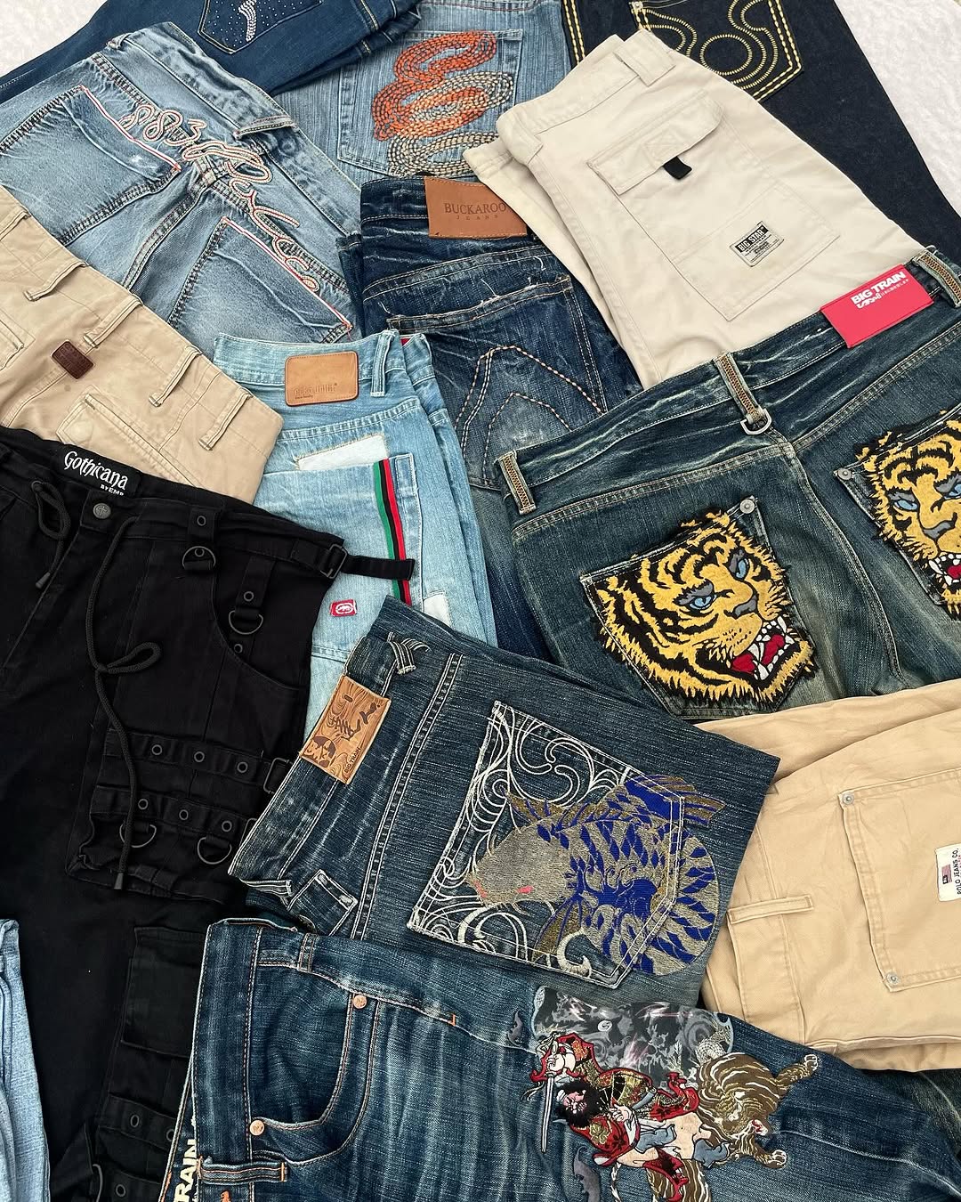 Japanese Embroidery Jeans Unbranded