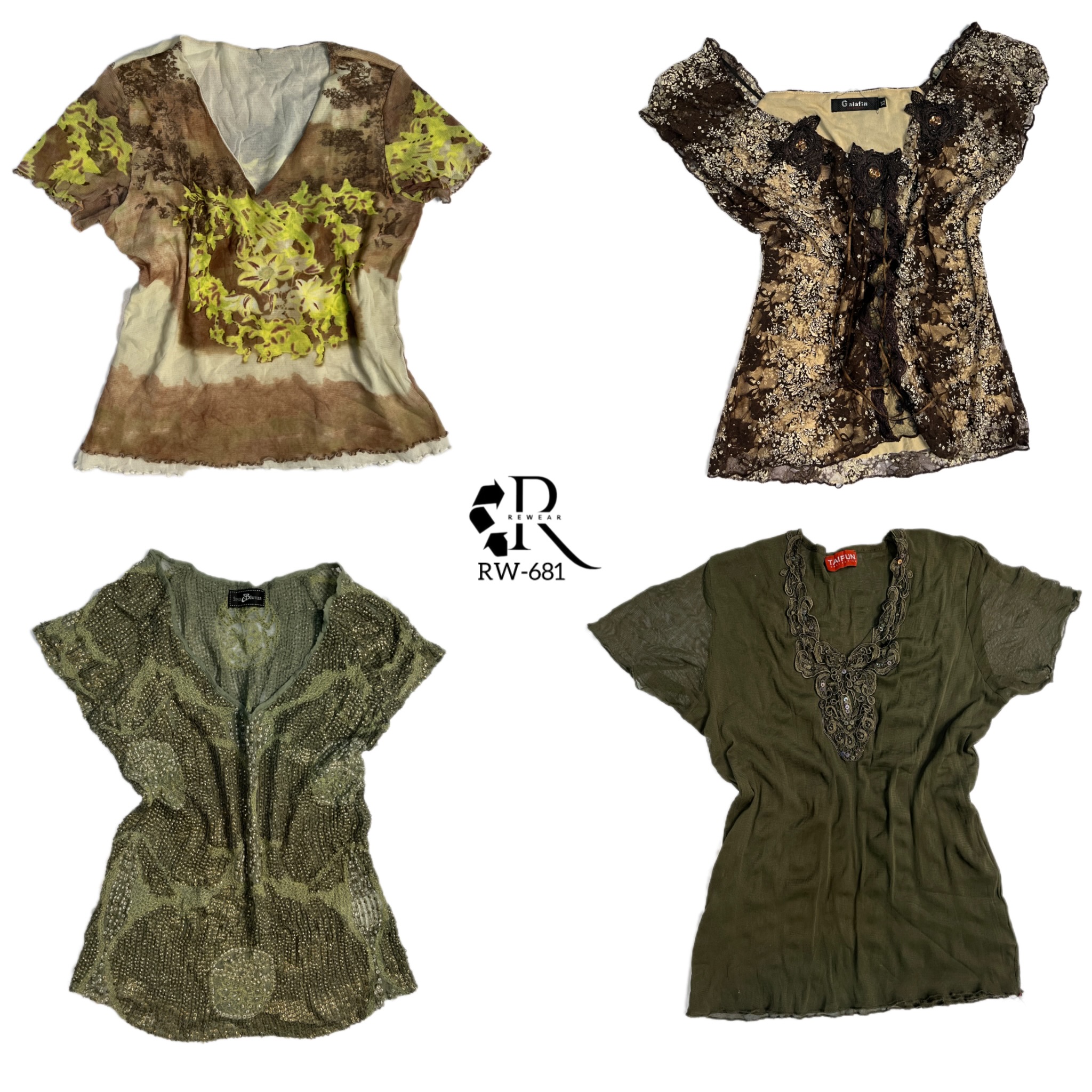 Y2K Grunge Mix Tops (RW-681)