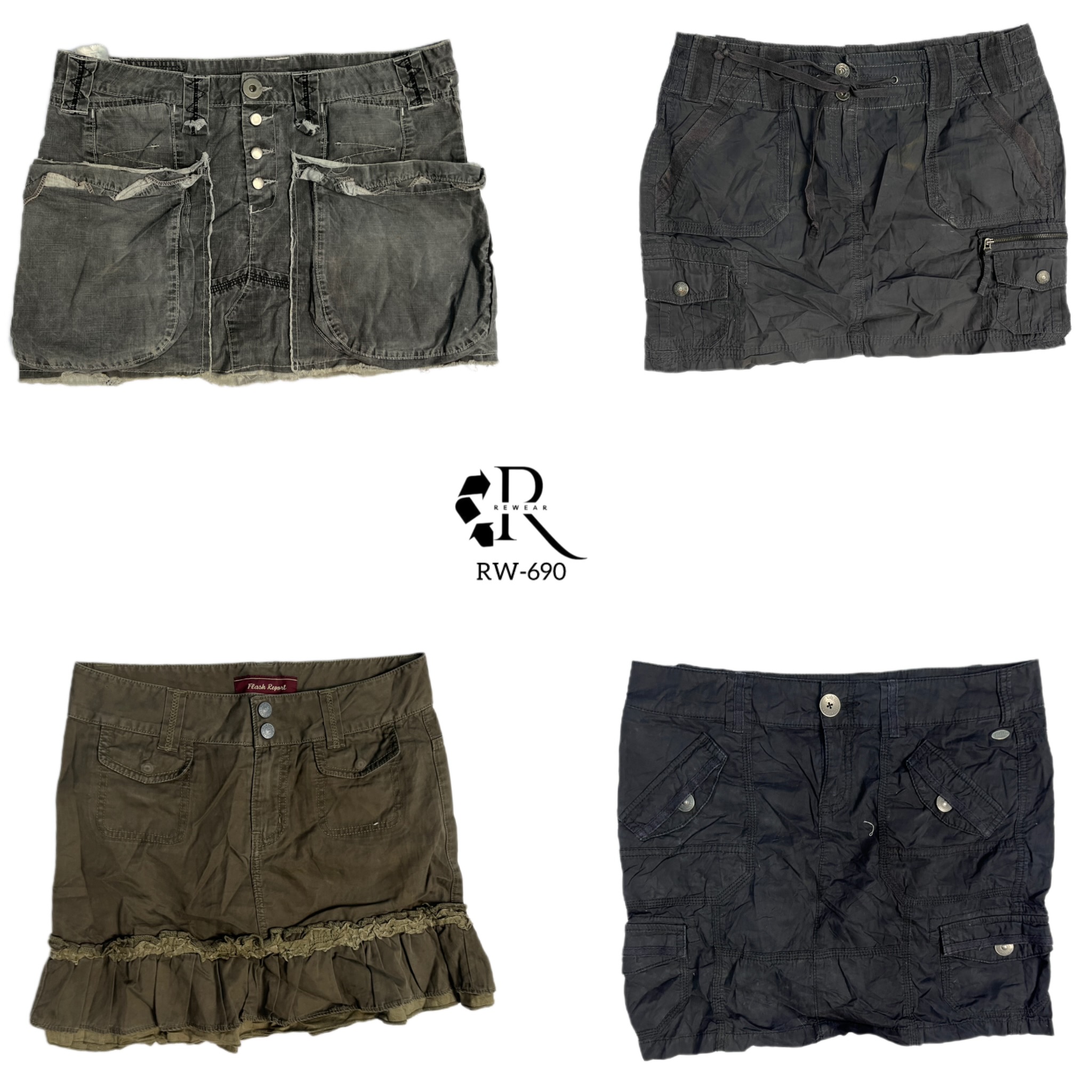 Y2K Unique Cotton Skirts (RW-690)