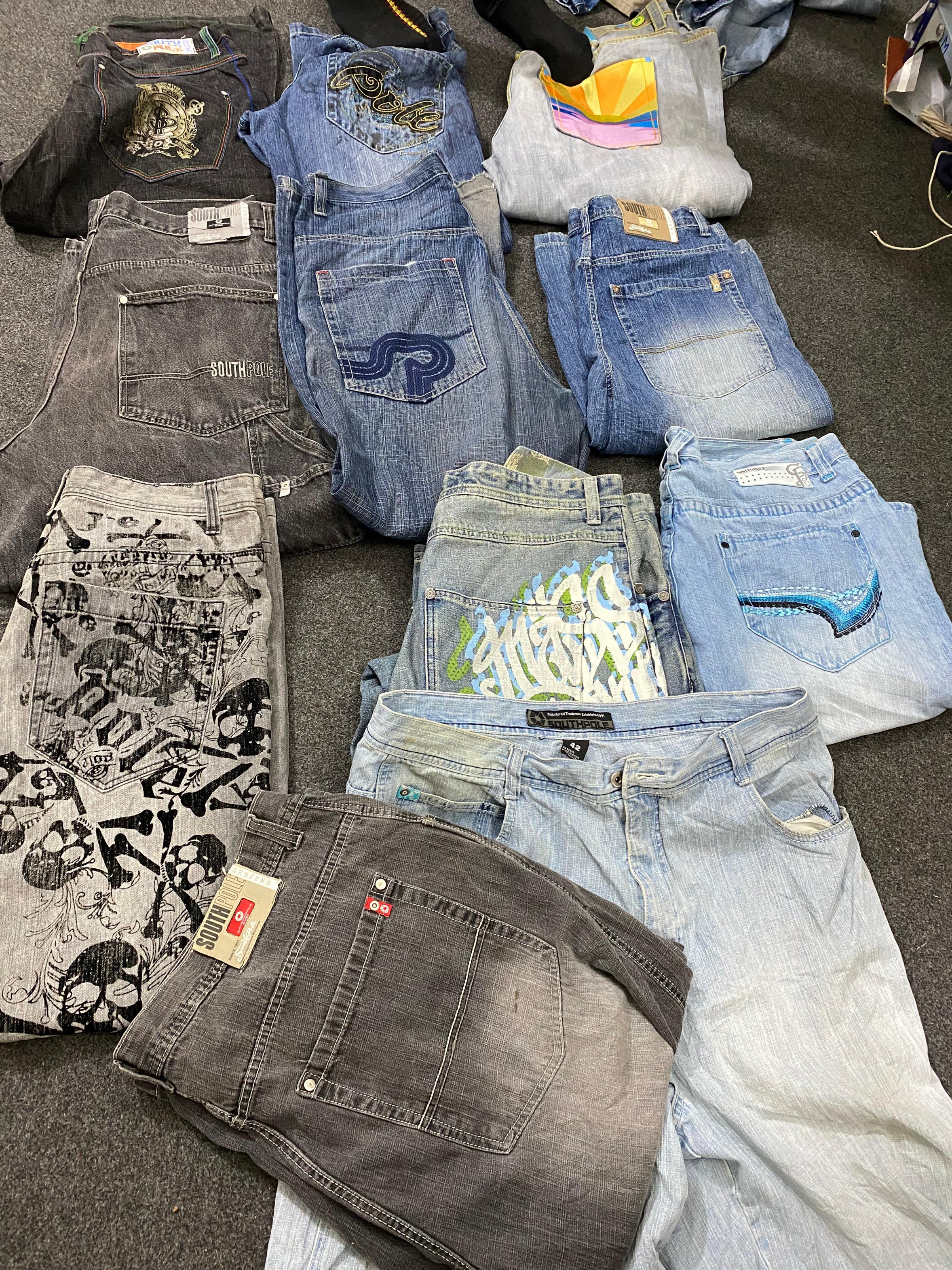 outhpole/ Coogi et Y2K Hiphop Baggy Jeans