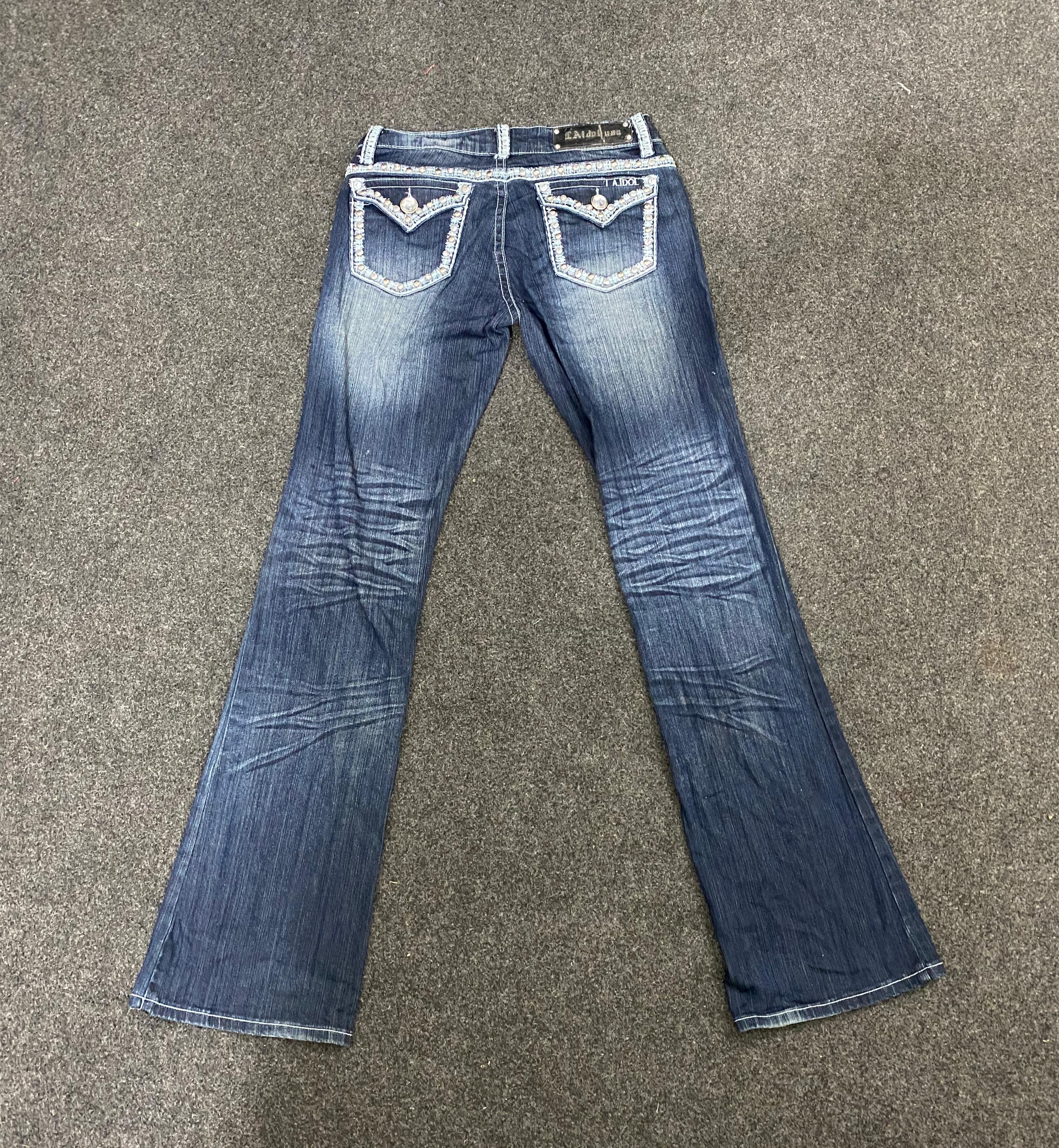 Y2K weit geschnittene Jeans-23 Stück