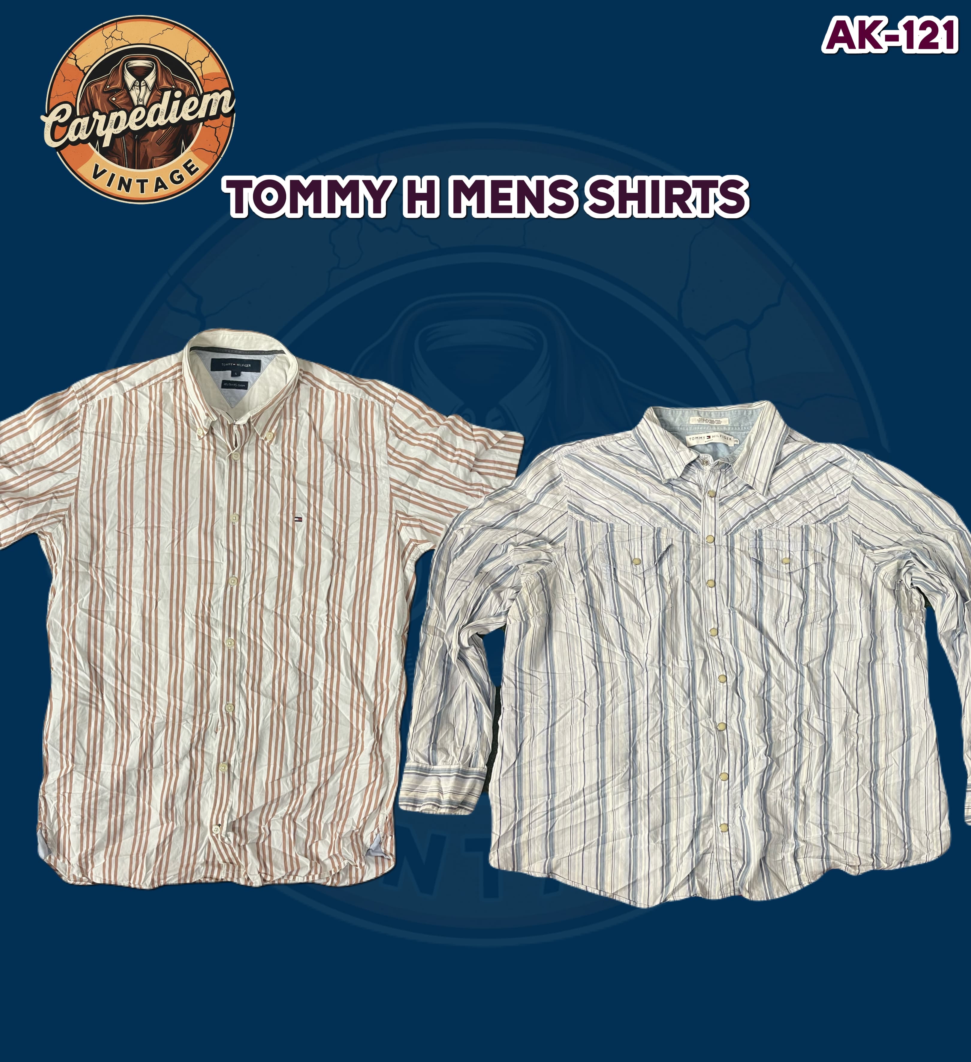 Camisas masculinas Tommy Hilfiger Ak-121