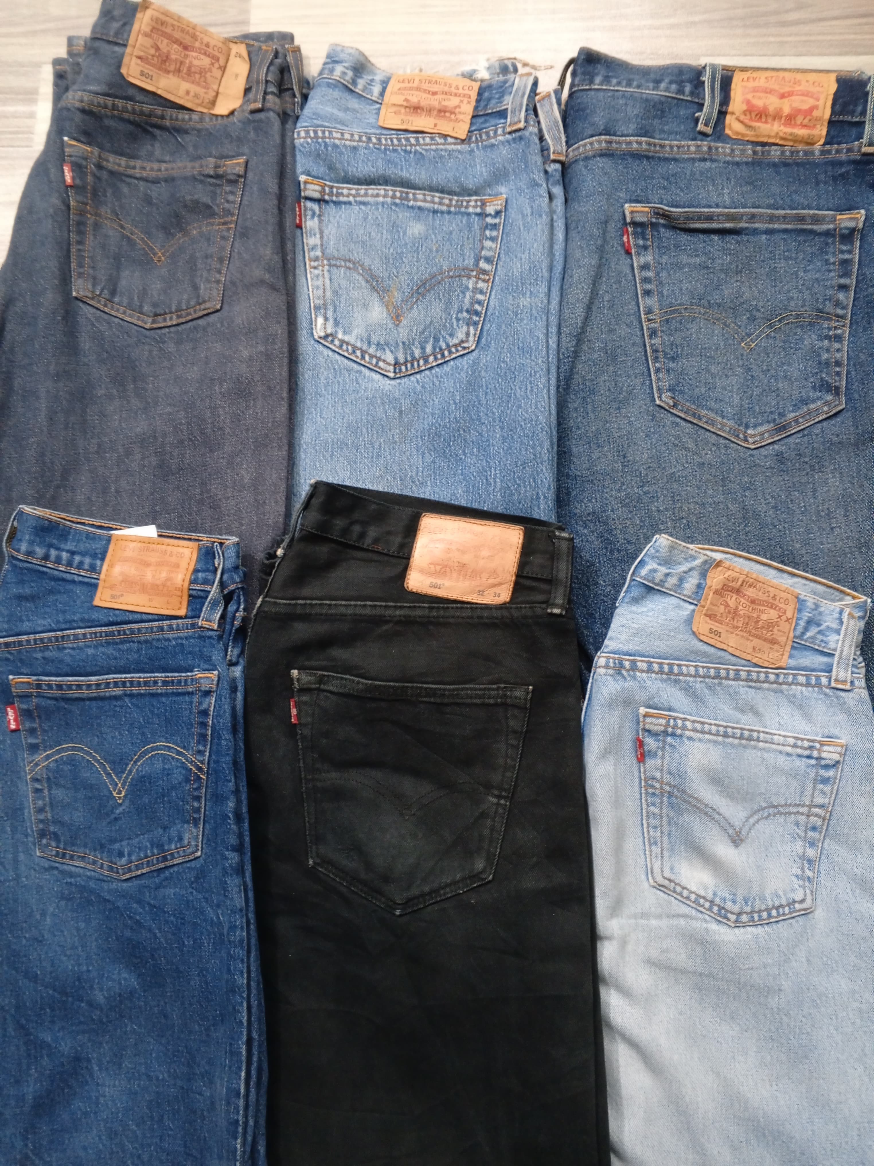 HD1113 Männer Levi's 501 Jeans