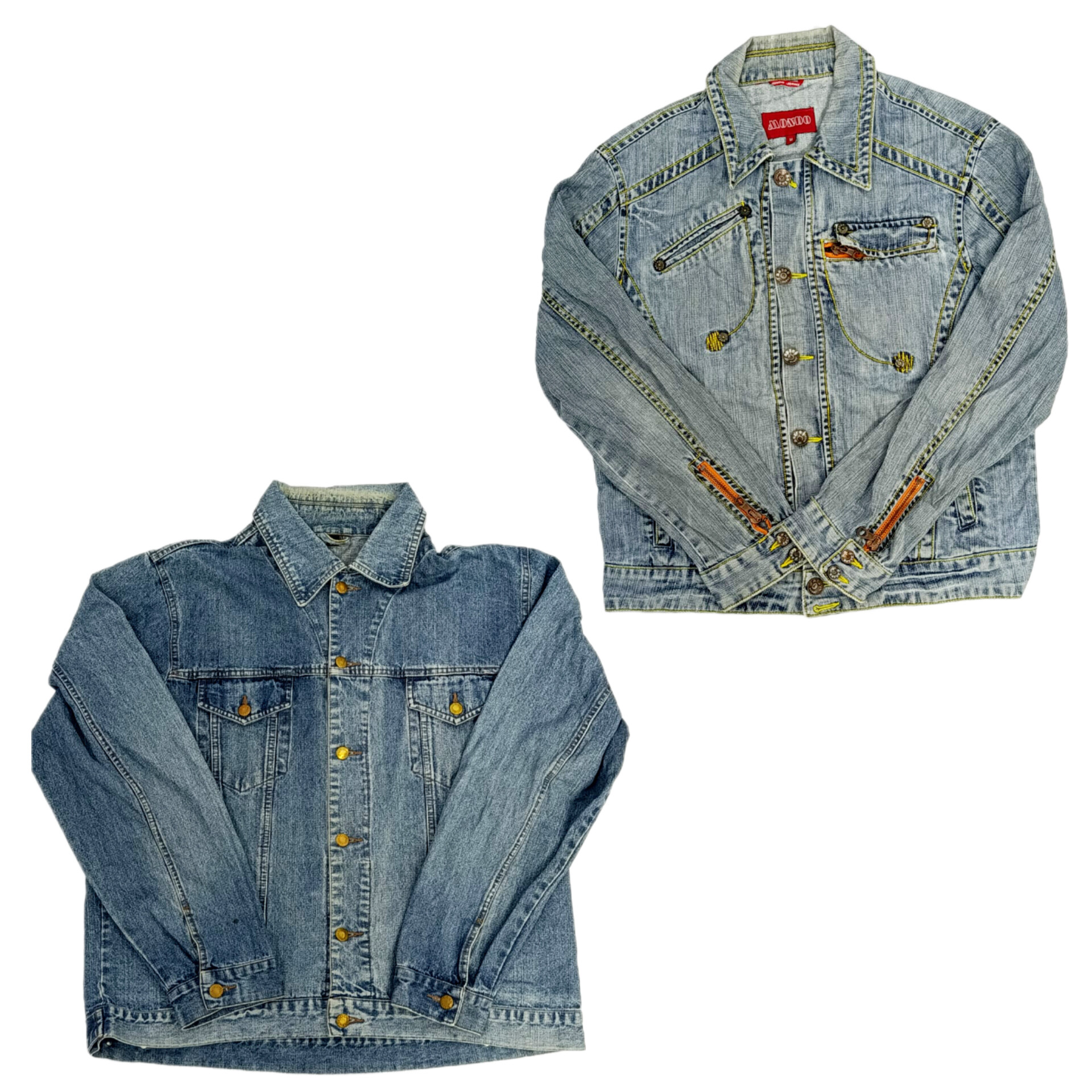 Giacca in denim stile americano