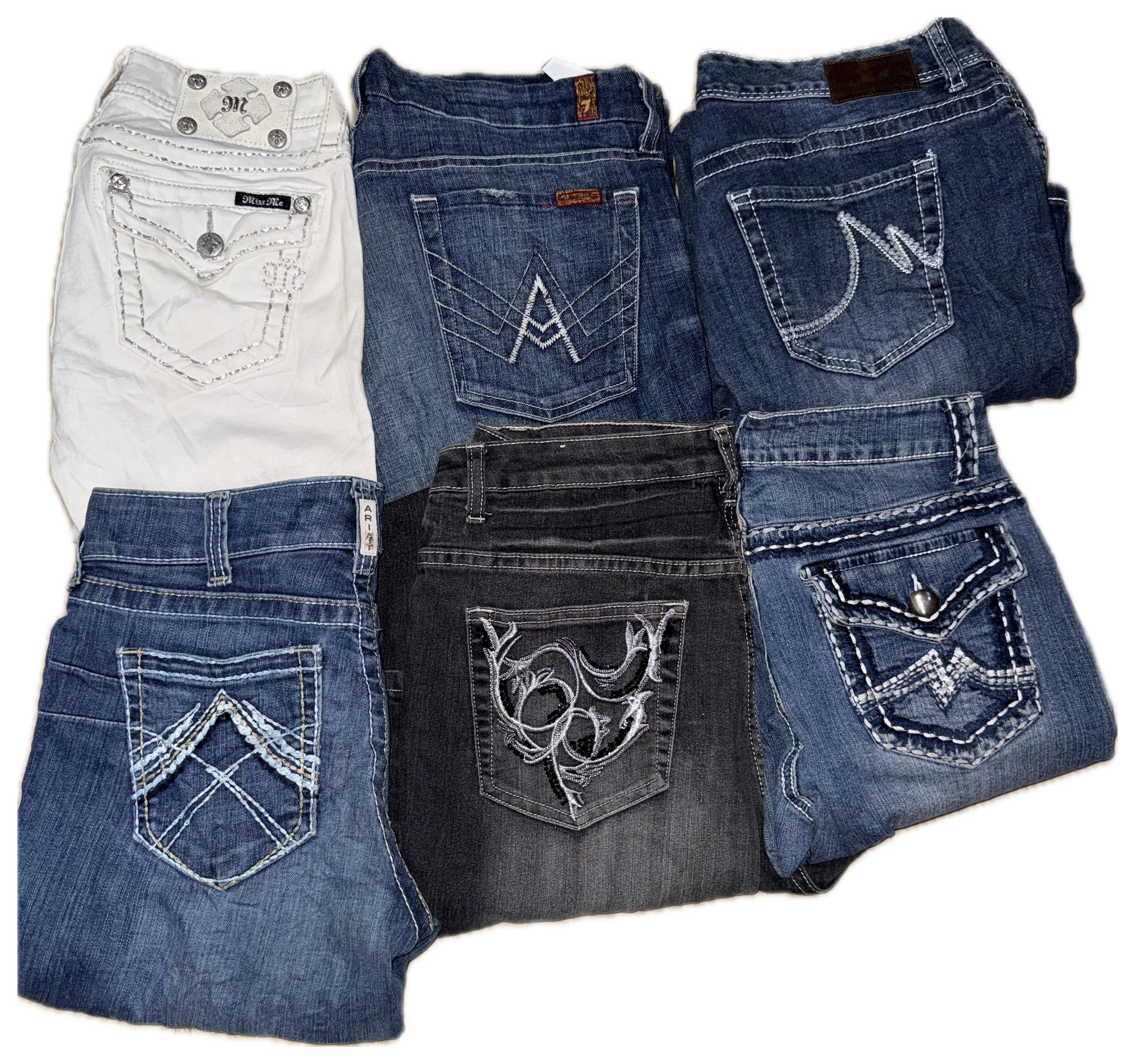Jeans évasés et miss me sans marque