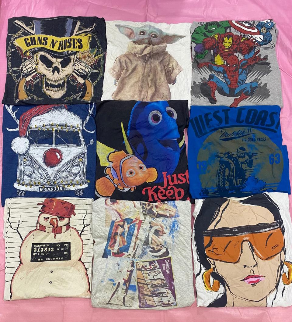 Mixed Graphic T-Shirts