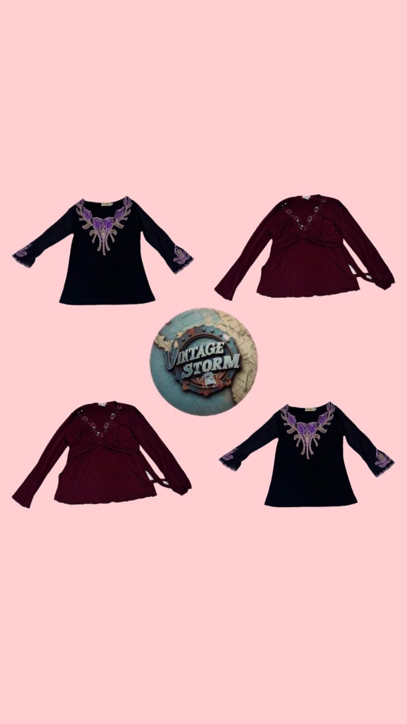 Y2K Bratz Vibe Poly Blusen