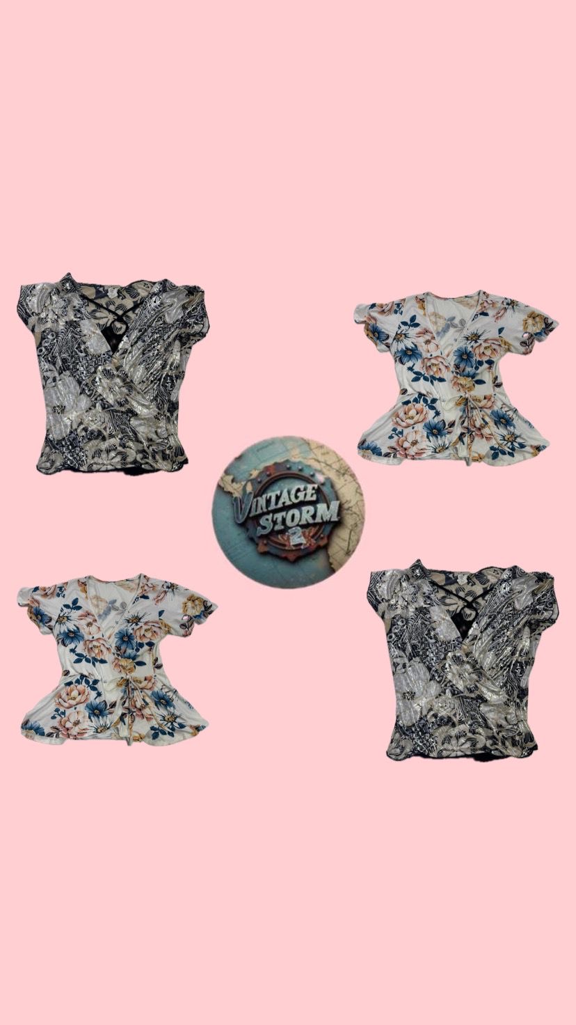 Y2K Fairy Floss Poly Blouses
