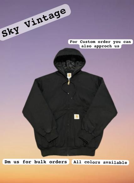 Carhartt Rework Style hooded jackets