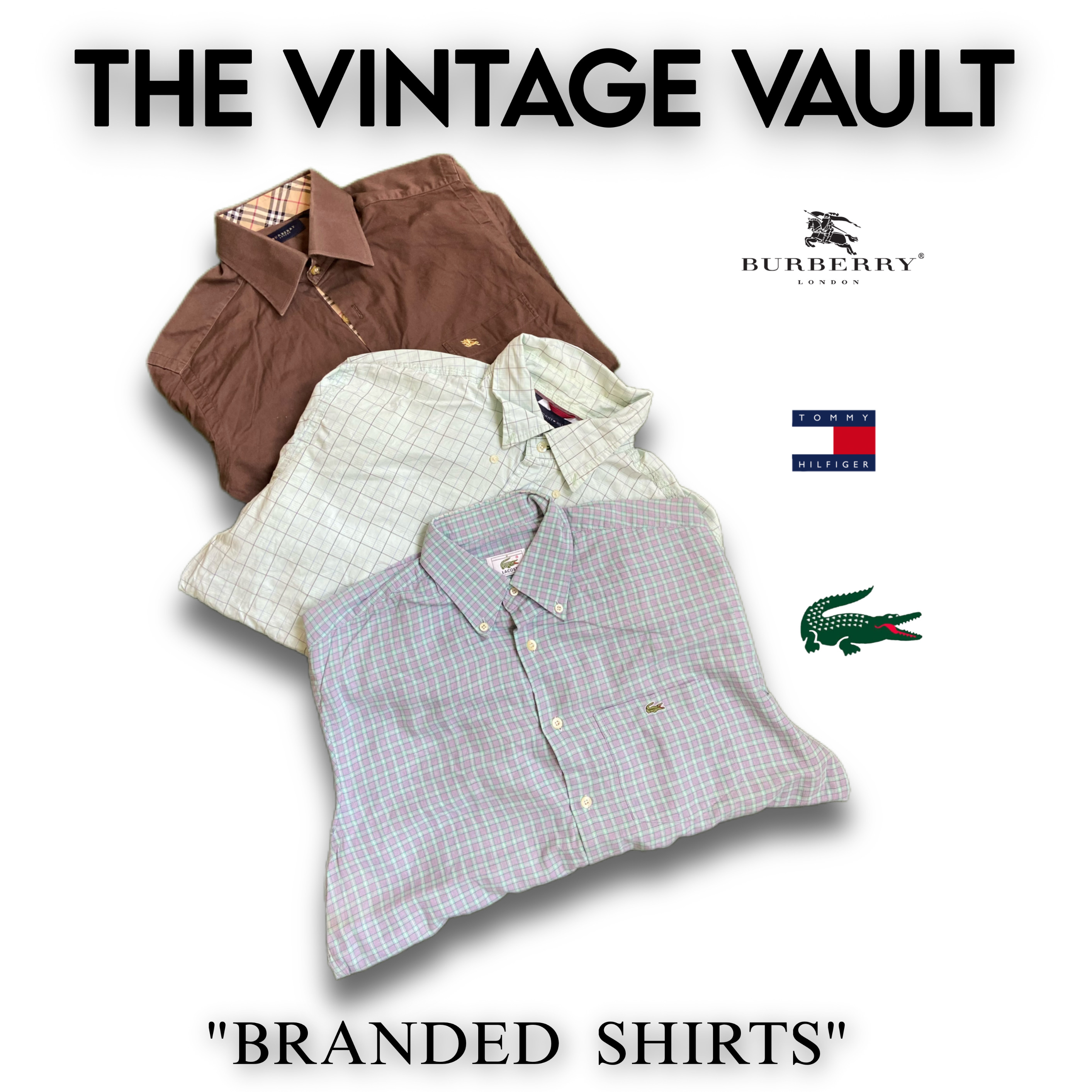 Tommy Lacoste und Burberry Hemden