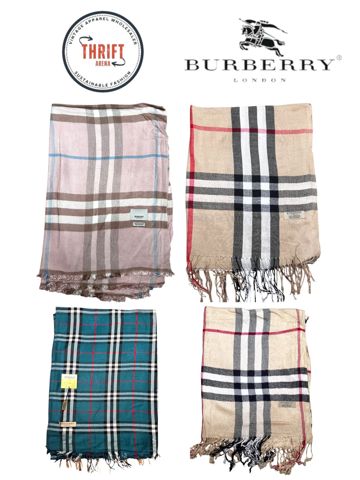 T1364 Burberry Shawls