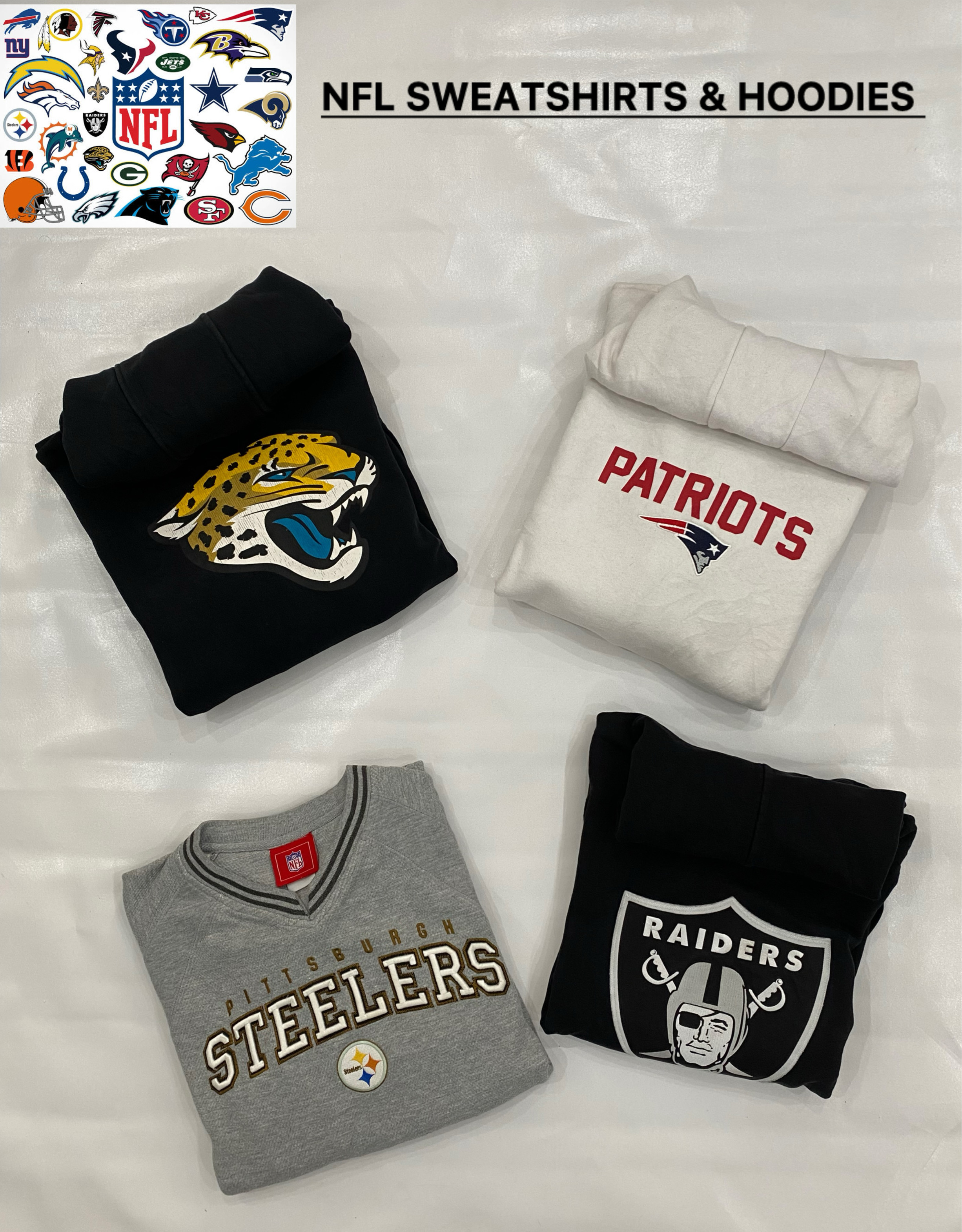 Des sweatshirts et des hoodies NFL de marque