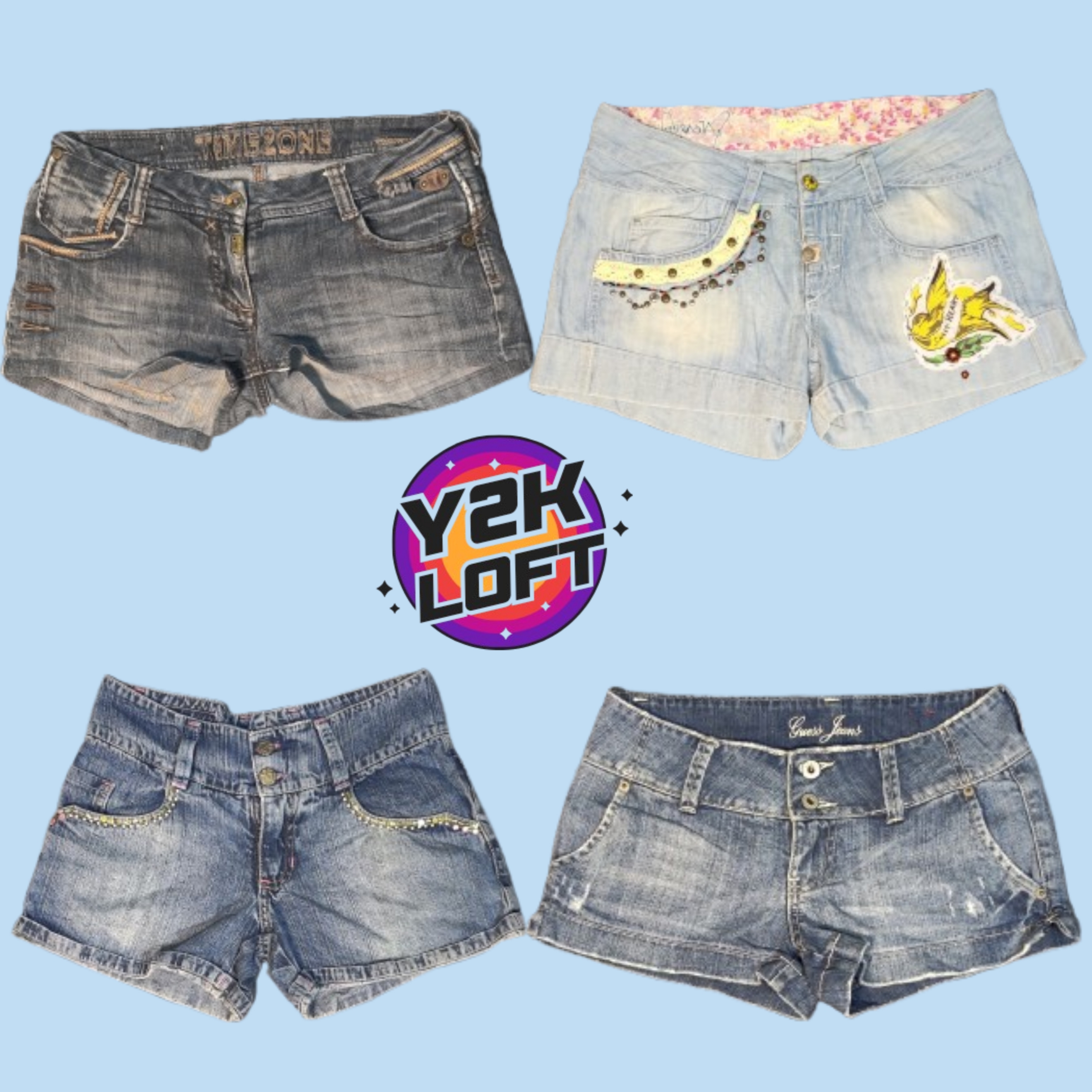 Y2K IT Girl Denim Hot Shorts