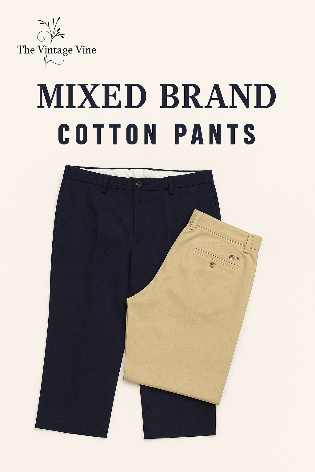 Mixed Brand Cotton Pants: Lacoste, Timberland & Patagonia