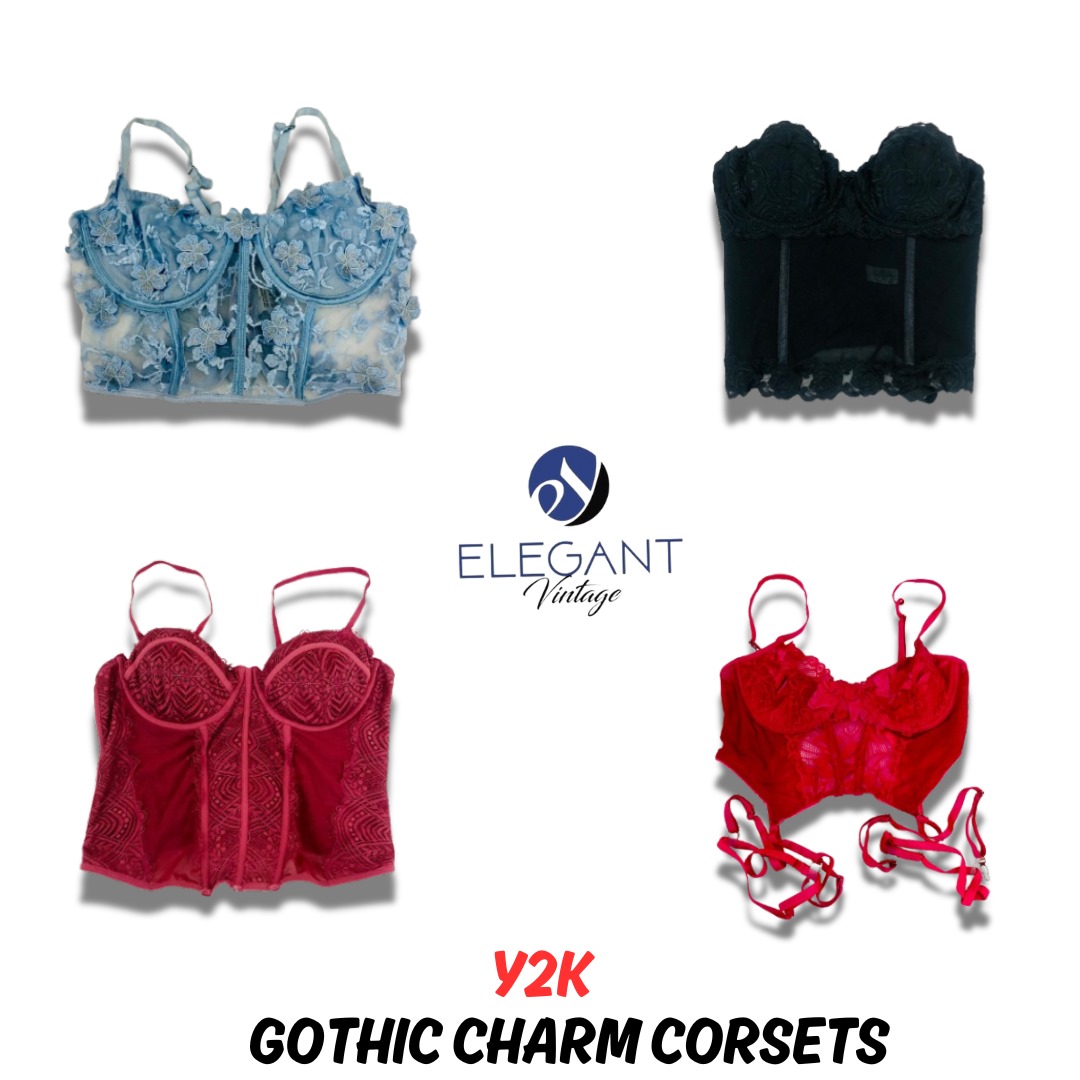 Y2K Gothic Charm Corsets - EV0889
