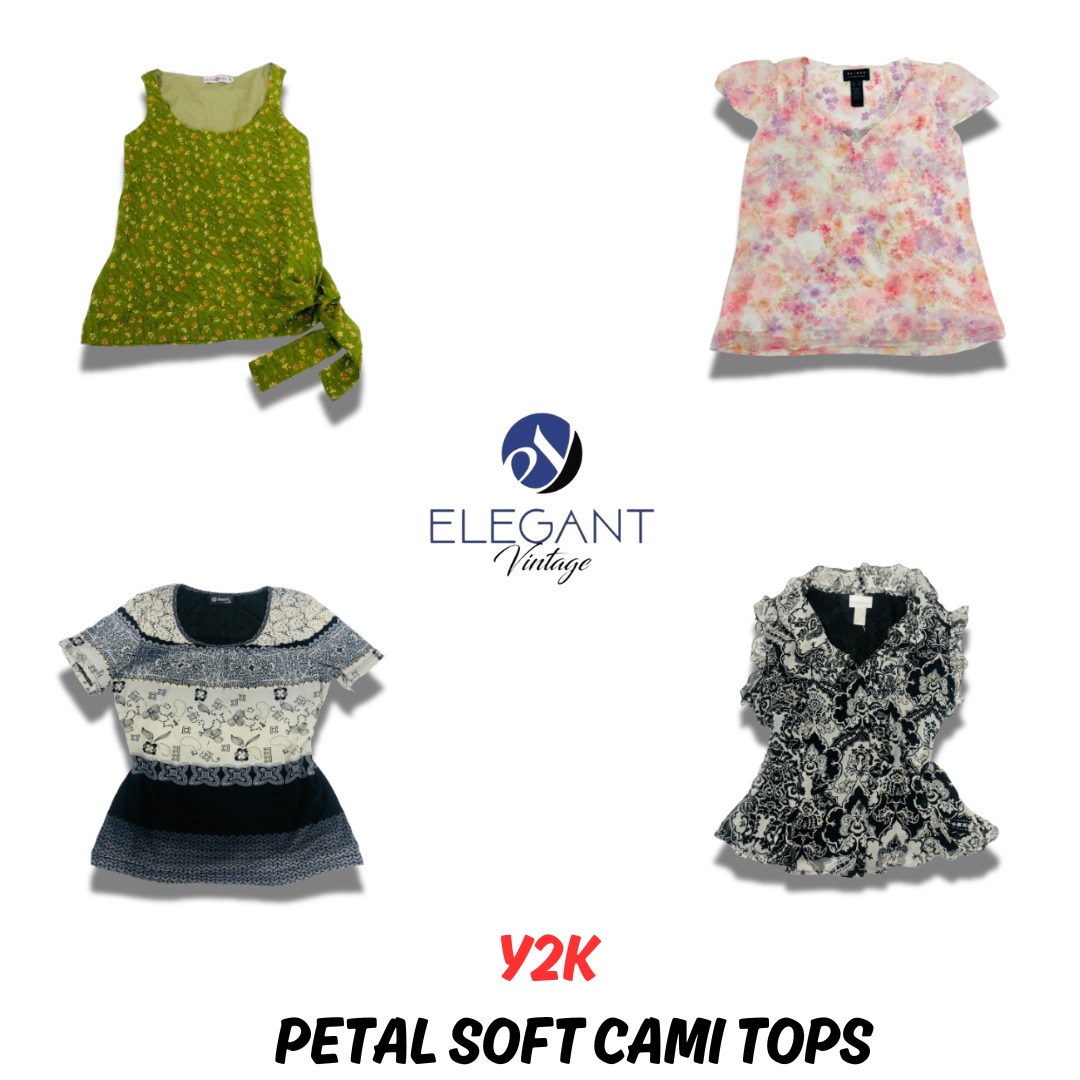 Y2K Petal Soft Cami Tops - EV0895