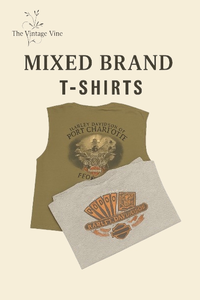 Mixed Brand T-Shirts: Under armour ,vans ,gap ,levis & Harley Davidson