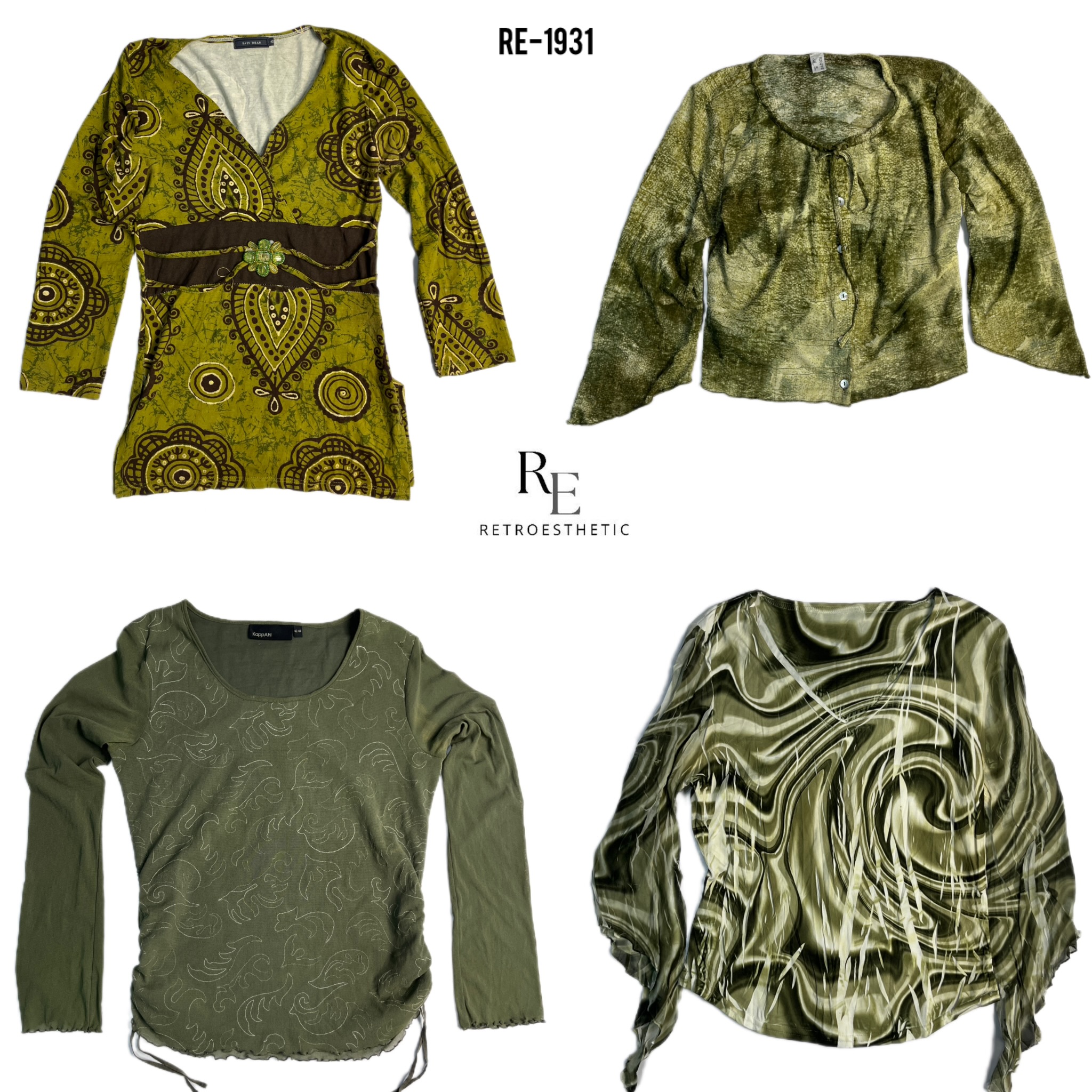 Y2K The Nature Vibe Full Sleeve Tops(RE-1931)