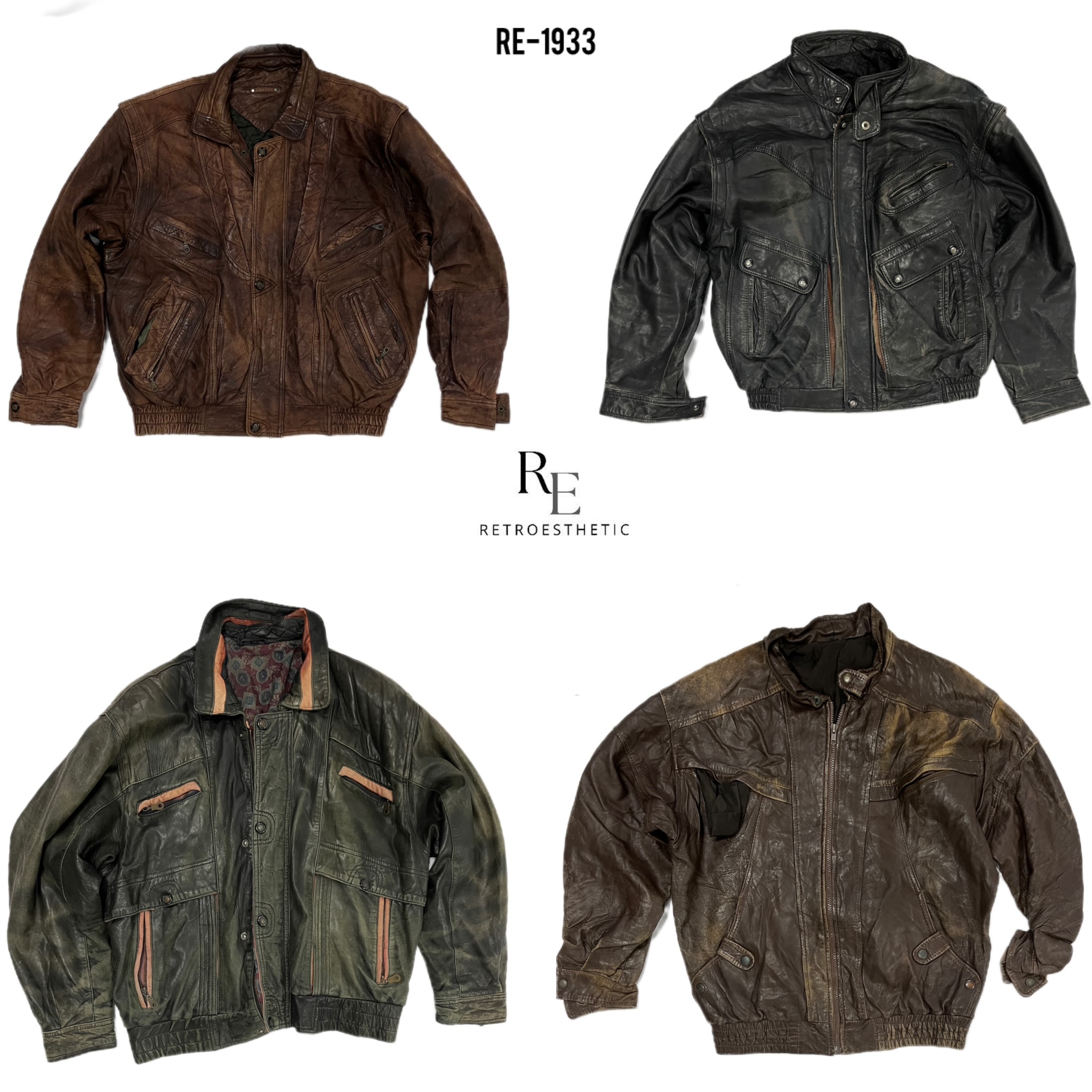 90’s/Y2K Vintage Vibe Bomber Jacket(RE-1933)